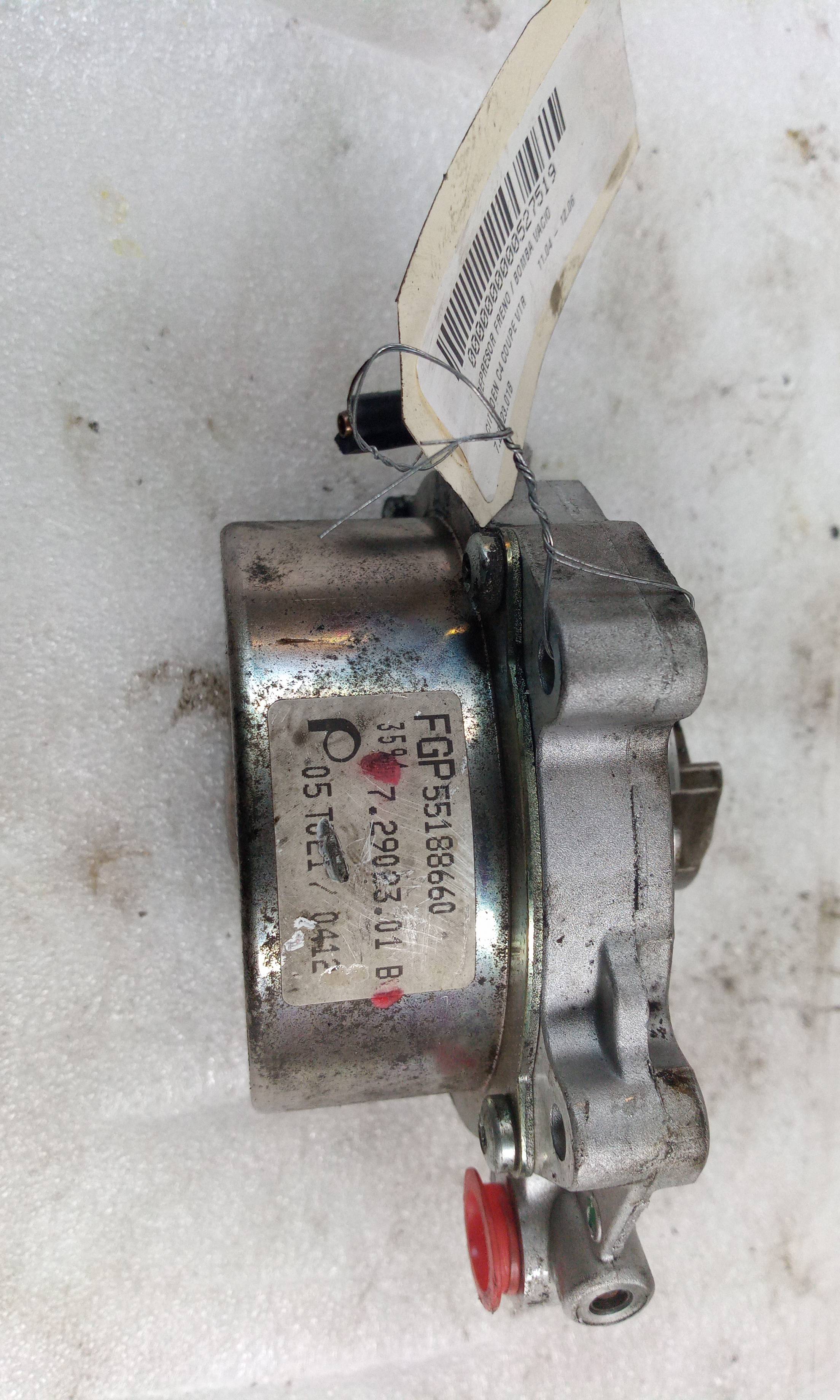 Depresor freno / bomba vacio 72902301B de Citroen C4 coupé (la_) 2004-2011 90 CV - pieza usada