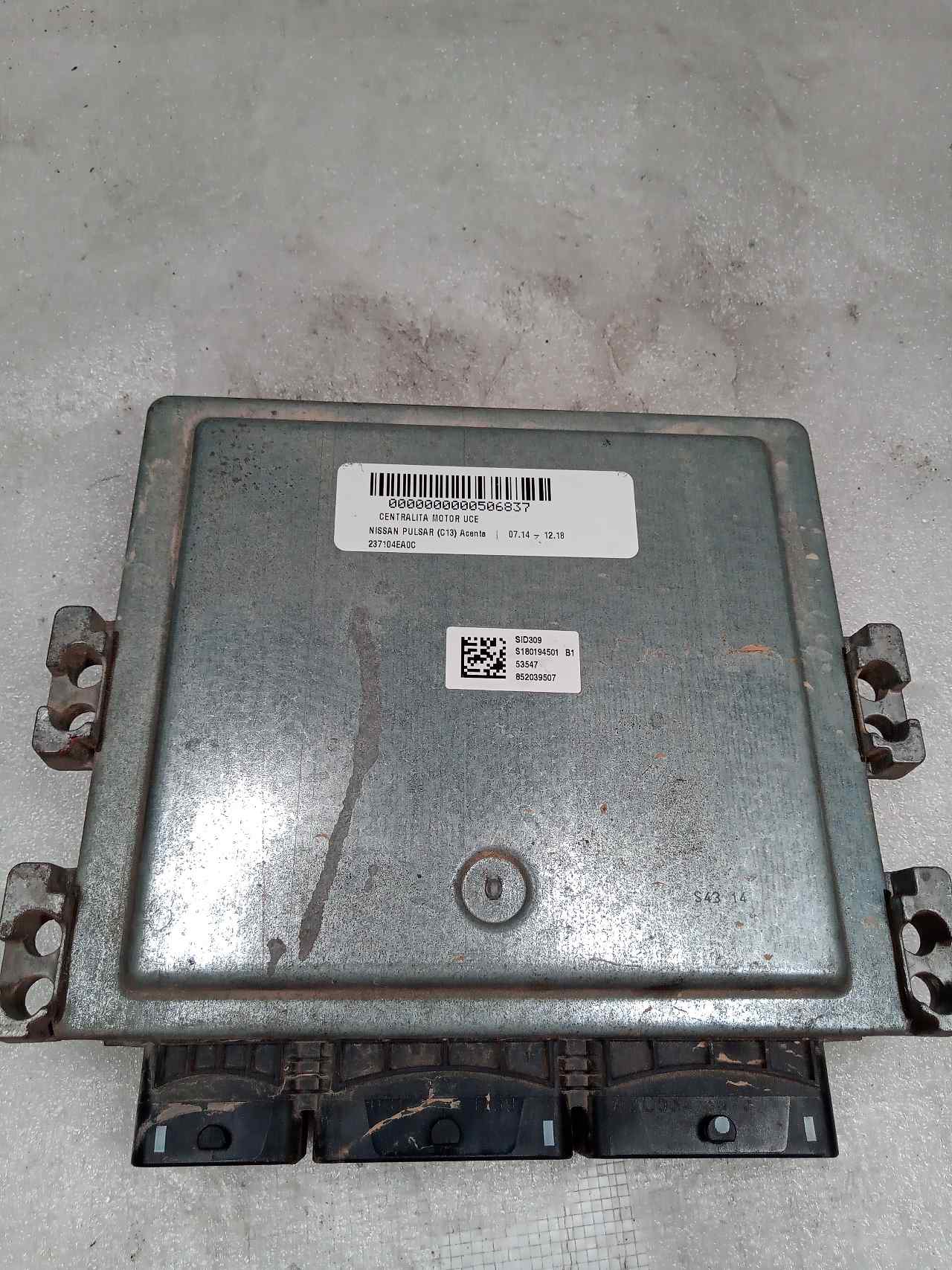 NISSAN Pulsar C13 (2014-2018) Engine Control Unit ECU 237104EA0C 23802101