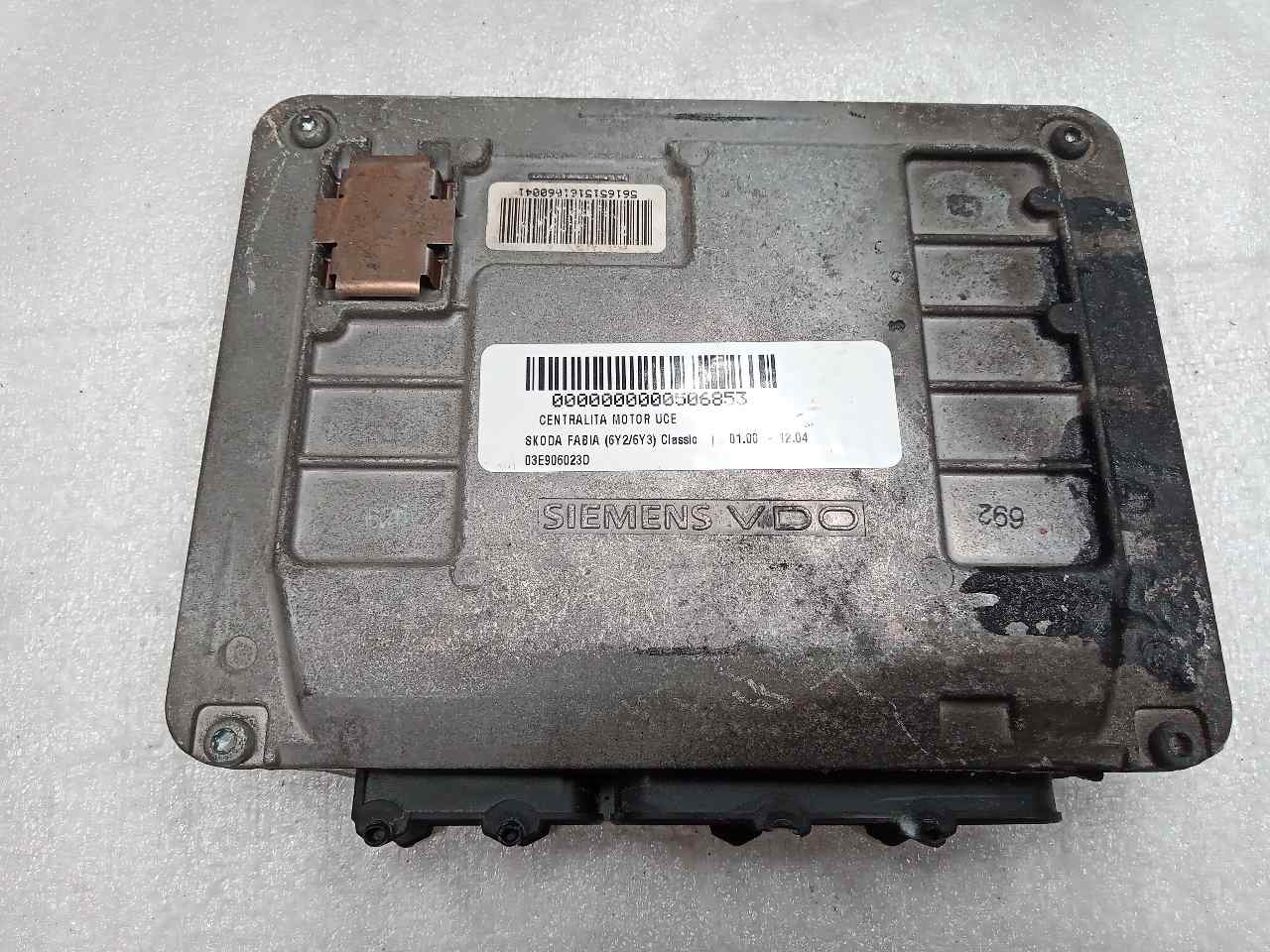 SKODA Fabia 6Y (1999-2007) Engine Control Unit ECU 03E906023D 23802187