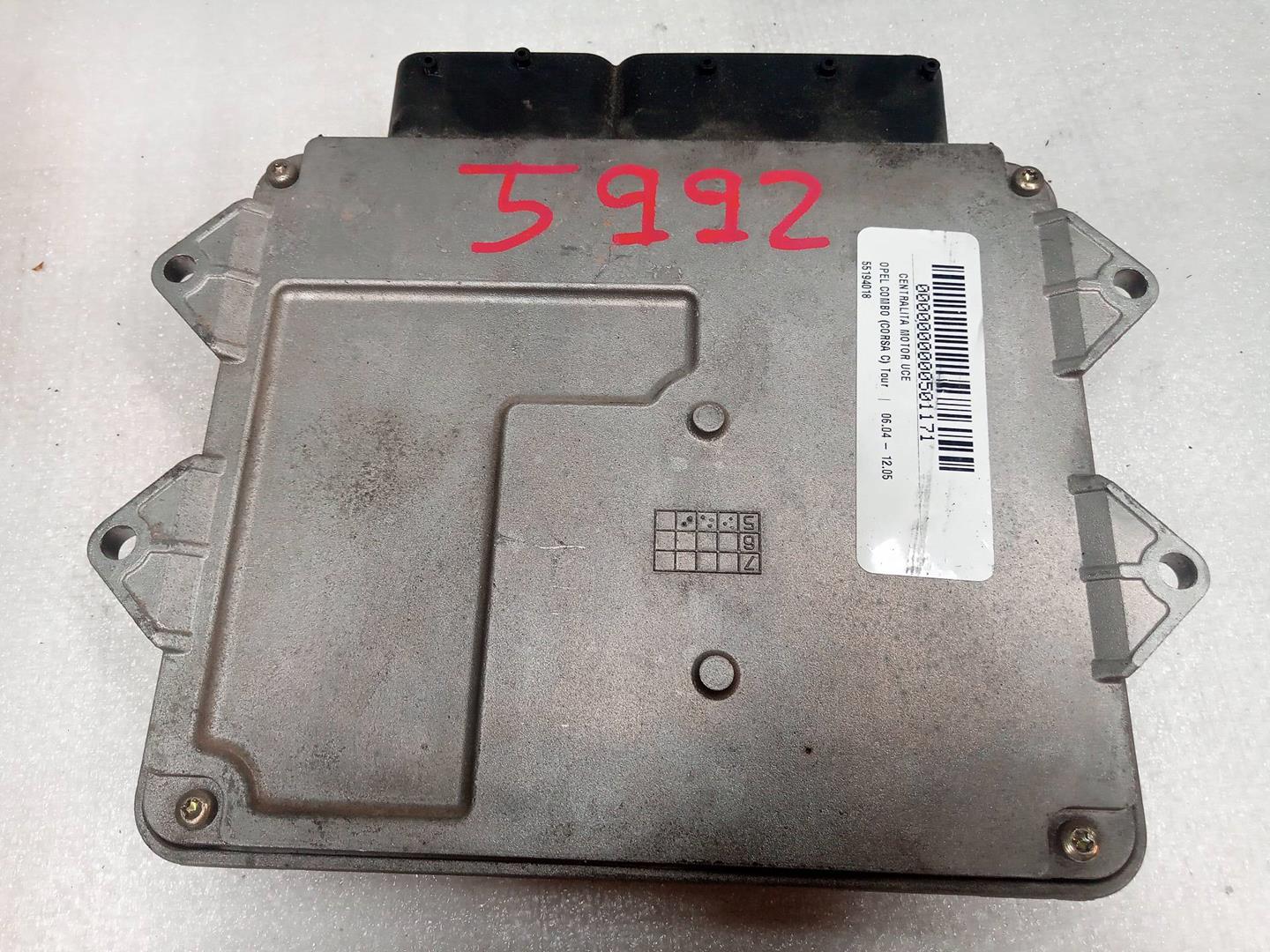 OPEL Combo C (2001-2011) Engine Control Unit ECU 55194018 23801075