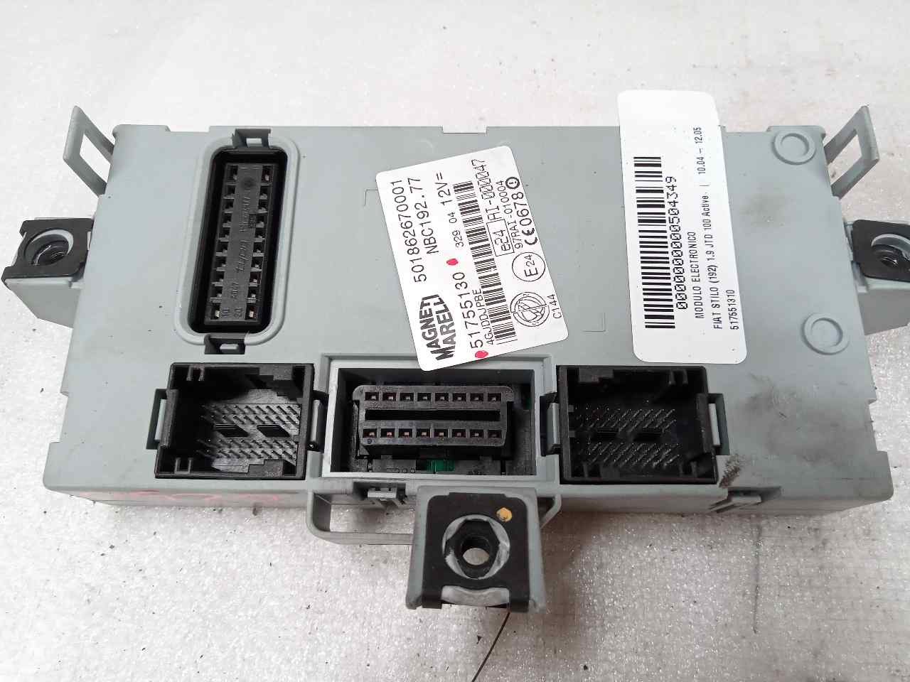 Módulo electronico 192A9000 51755130 de Fiat Stilo (192_) 2002-2006 101 CV - pieza usada