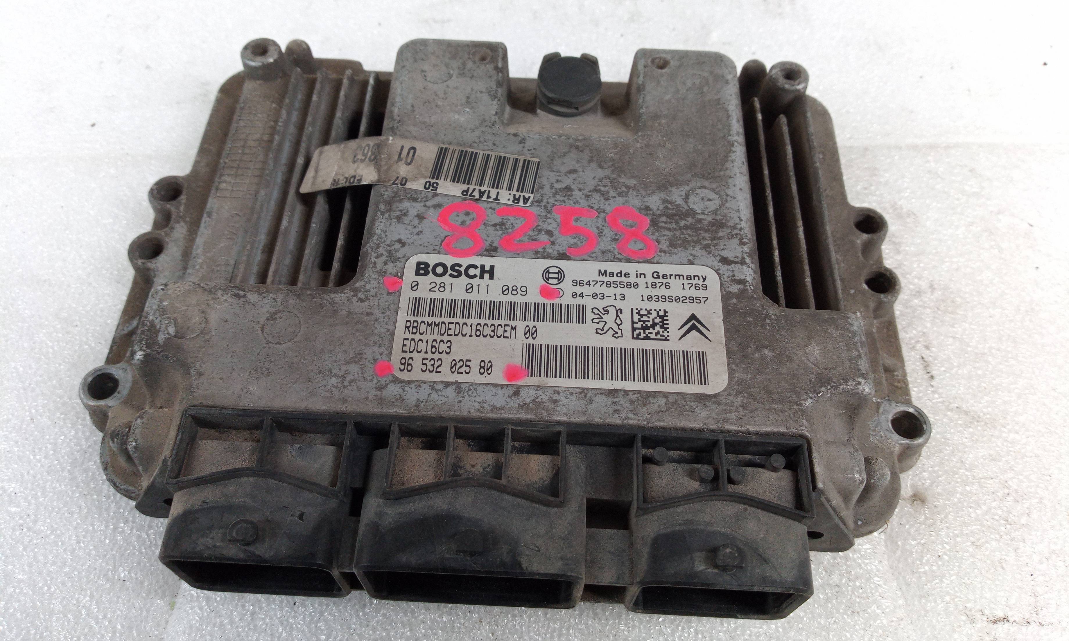 Switchboard engine uce 1NDTV 0281011089 de Toyota Auris (_e15_) 2007-2012