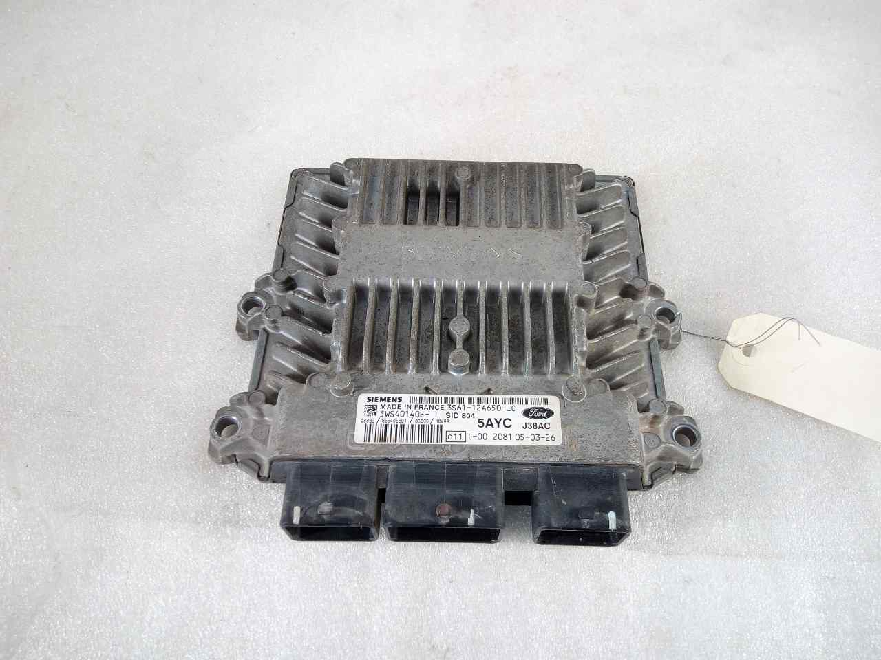 FORD Fiesta 5 generation (2001-2010) Engine Control Unit ECU 5WS40140ET 20069374