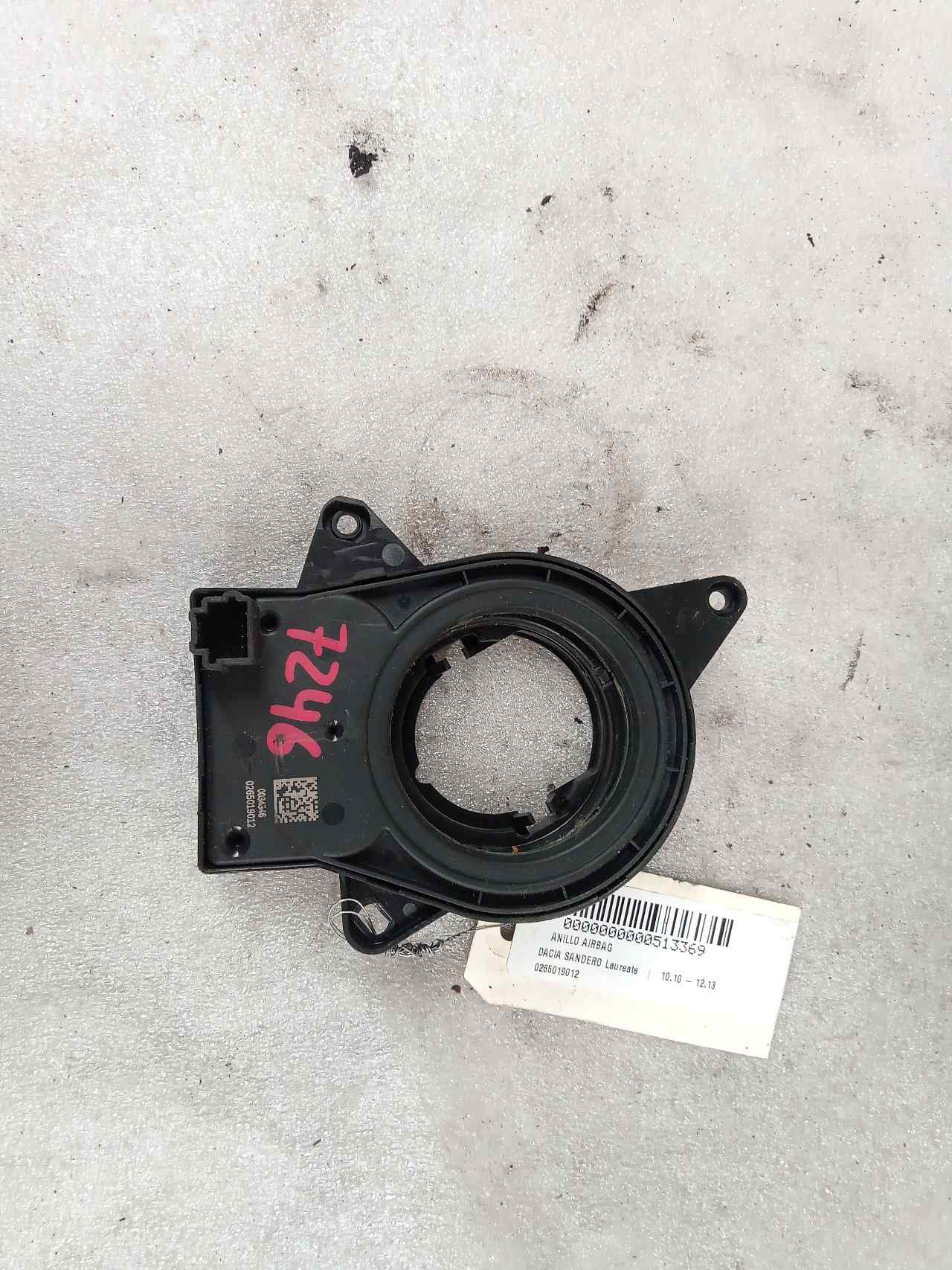 DACIA Sandero 1 generation (2008-2012) Steering Wheel Slip Ring Squib 0265019012 24828521