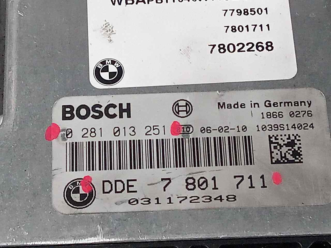 BMW X3 E83 (2003-2010) Motorkontrolenhed ECU 0281013251 25321131