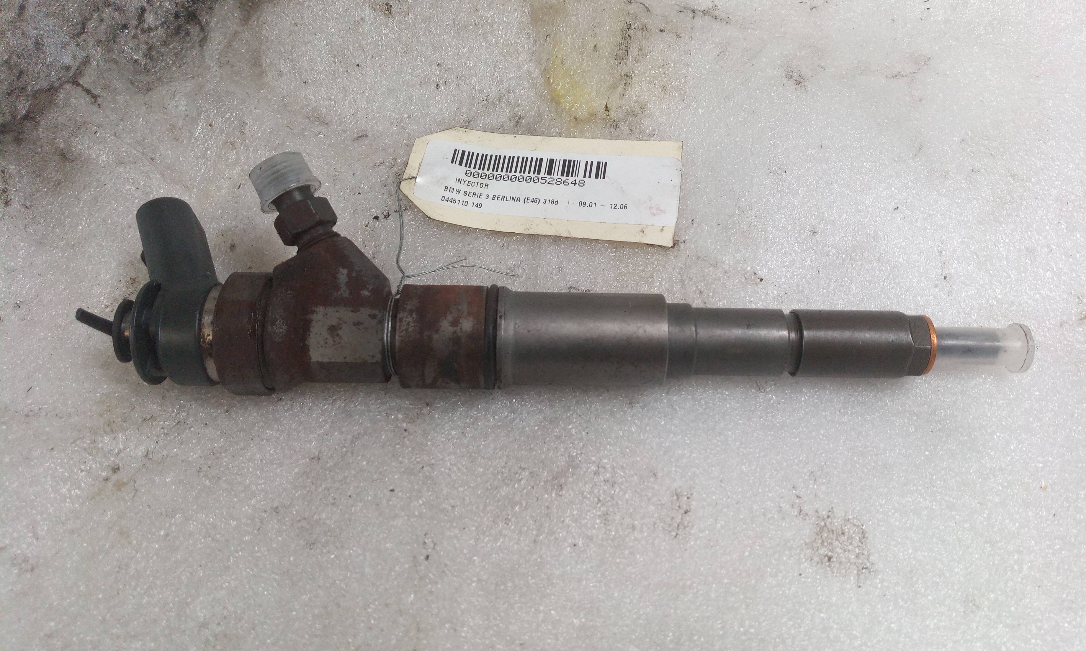 Inyector 346 K 0445110149 de Bmw Serie 3 berlina (e46) 2003-2006 con 233400 km - pieza usada