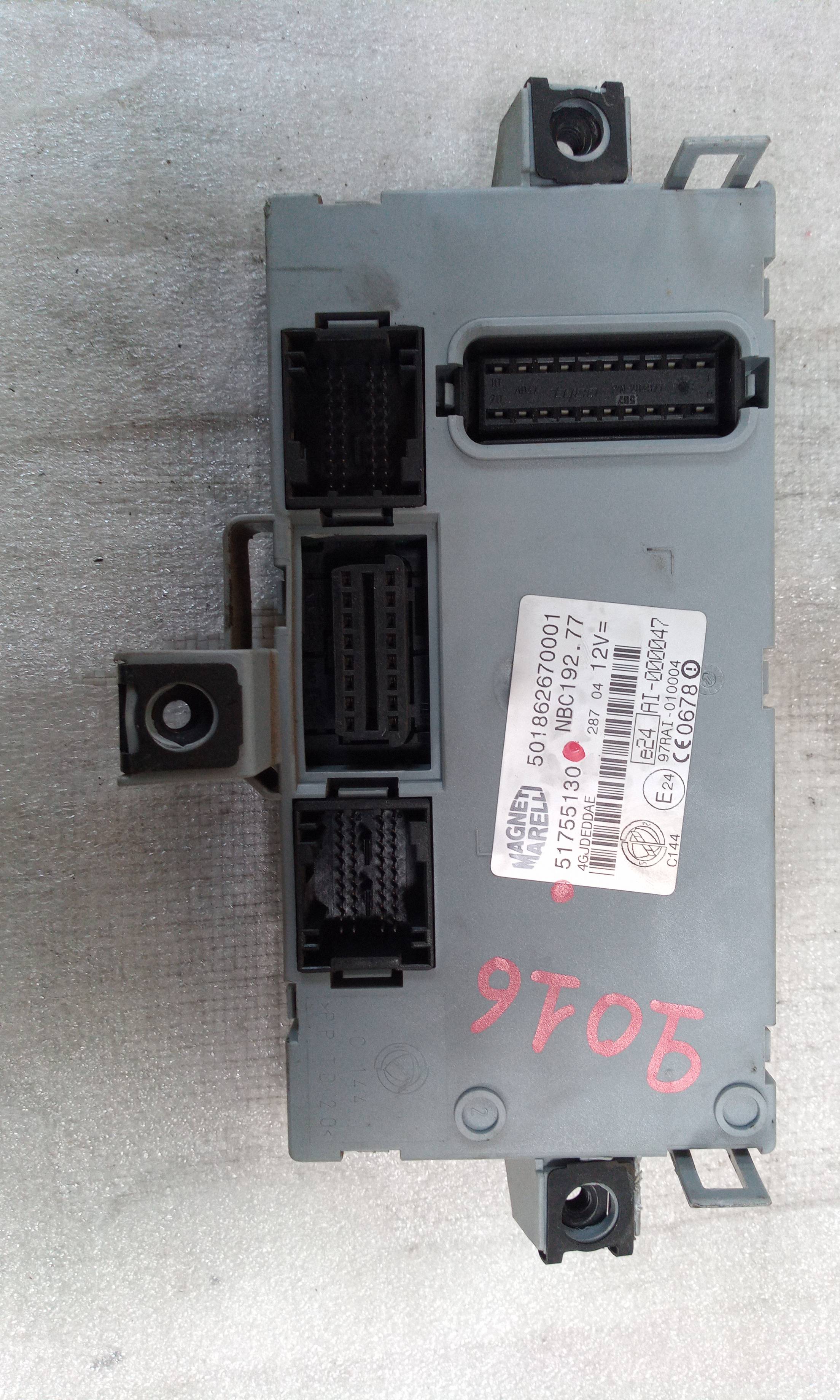 Módulo electronico 192A1000 51755130 de Fiat Stilo (192_) 2002-2006 116 CV - pieza usada