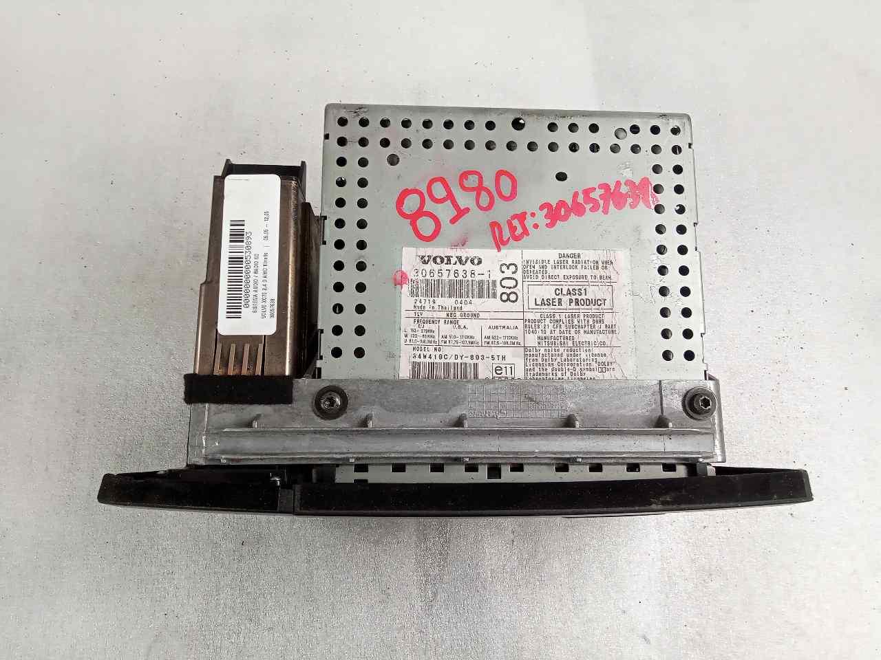 Sistema audio / radio cd 30657638 de Volvo Xc70 2011-2015 con 440000 km - pieza usada