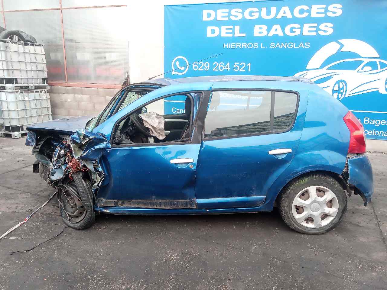 DACIA Sandero 1 generation (2008-2012) Зеркало передней правой двери 024363 23803572