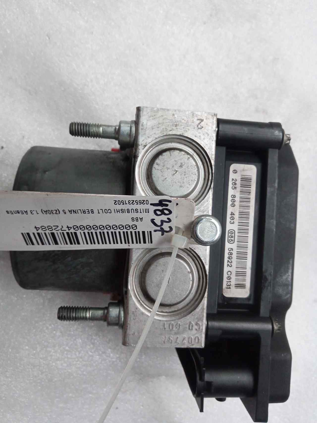 Abs 4A90 0265231502 de Mitsubishi Colt berlina 5 (z30a) 2010-0 95 CV - pieza usada