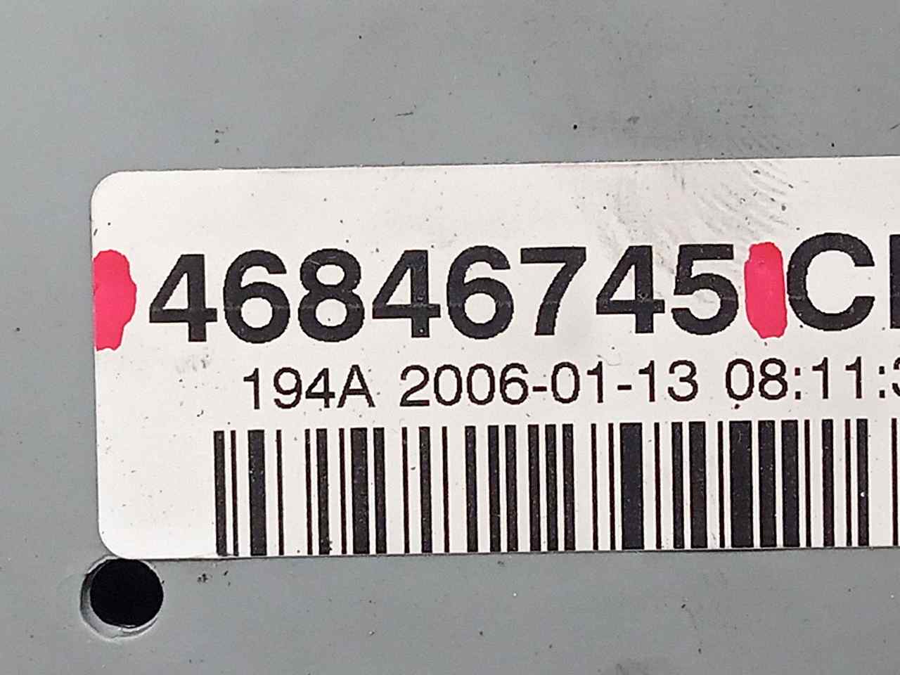 FIAT Croma 194 (2005-2011) Boîte à fusibles 46846745 23802667