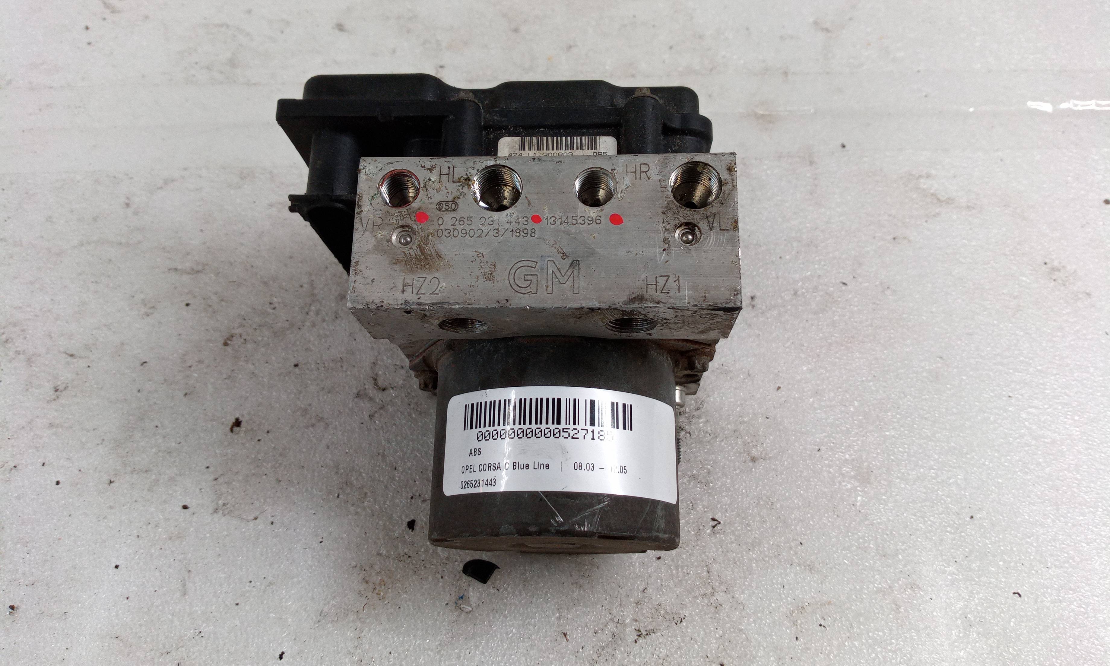 Abs Z17DTH 0265231443 de Opel Corsa c (x01) 2003-2009 101 CV