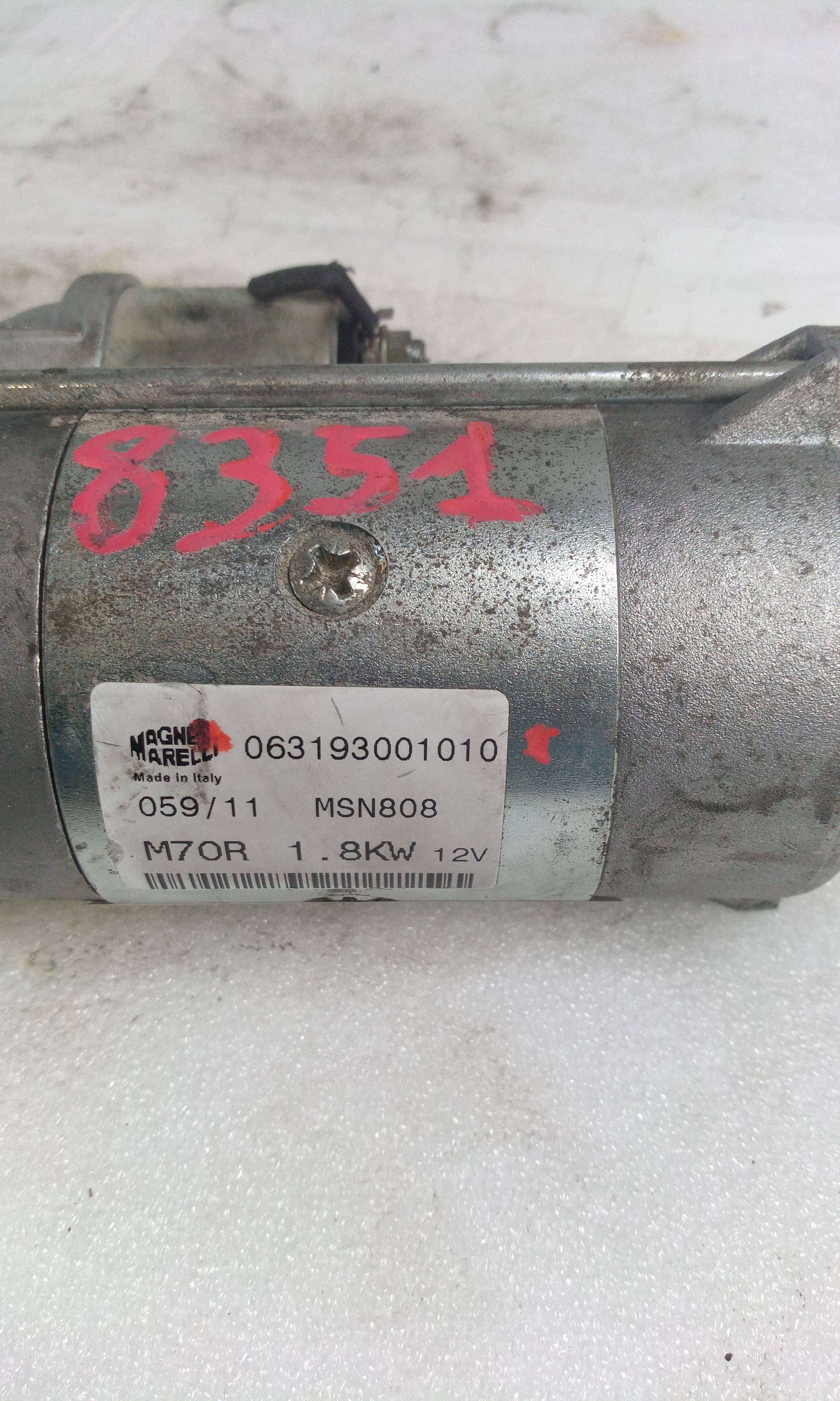 Motor de arranque 063193001010 de Mercedes-benz Vito basic-kombi (639) 2006-0 - pieza usada