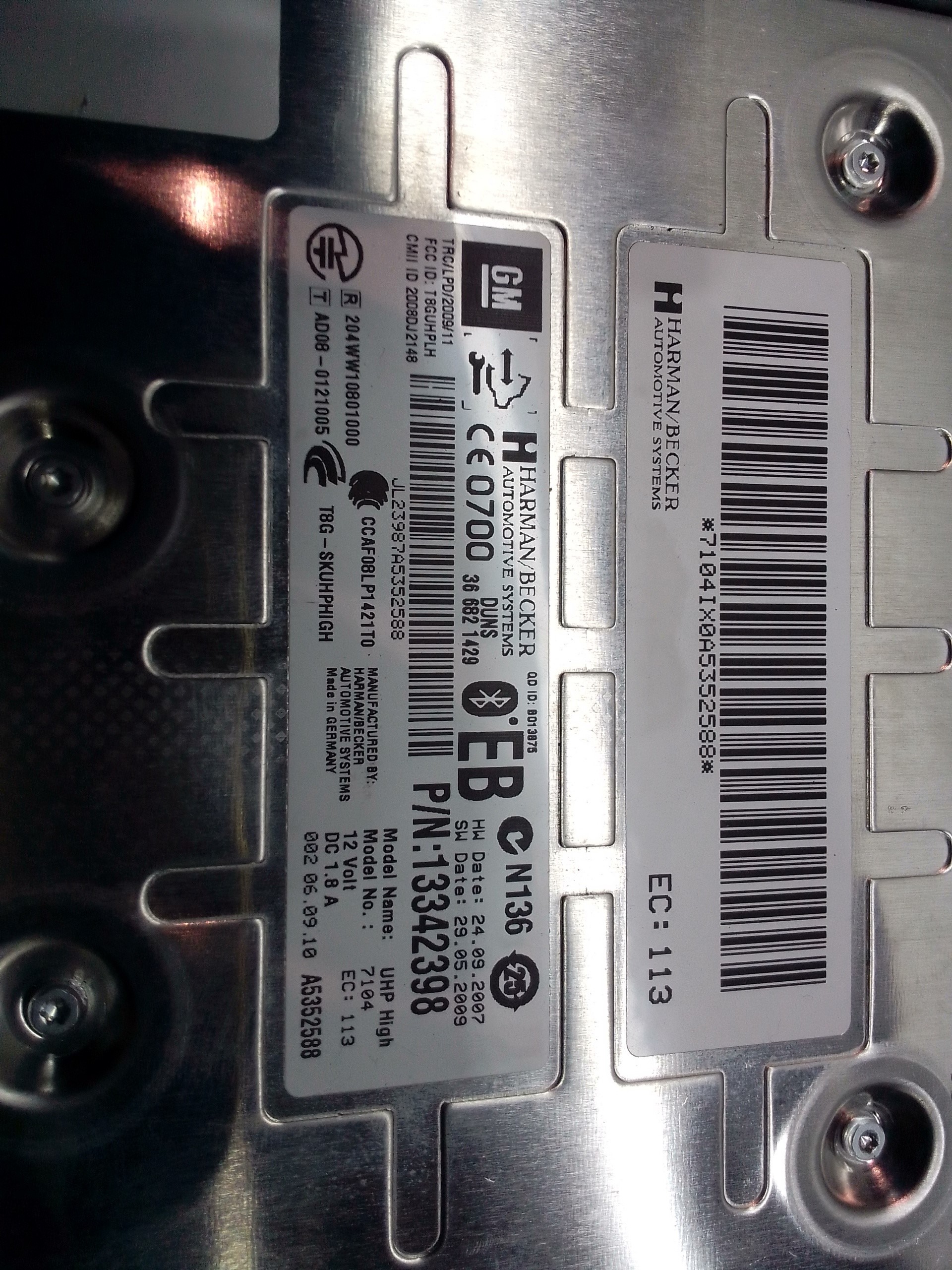 Module électronique 13342398 de Opel Insignia a sports tourer (g09) 2008-2012 140 CV - pieza usada