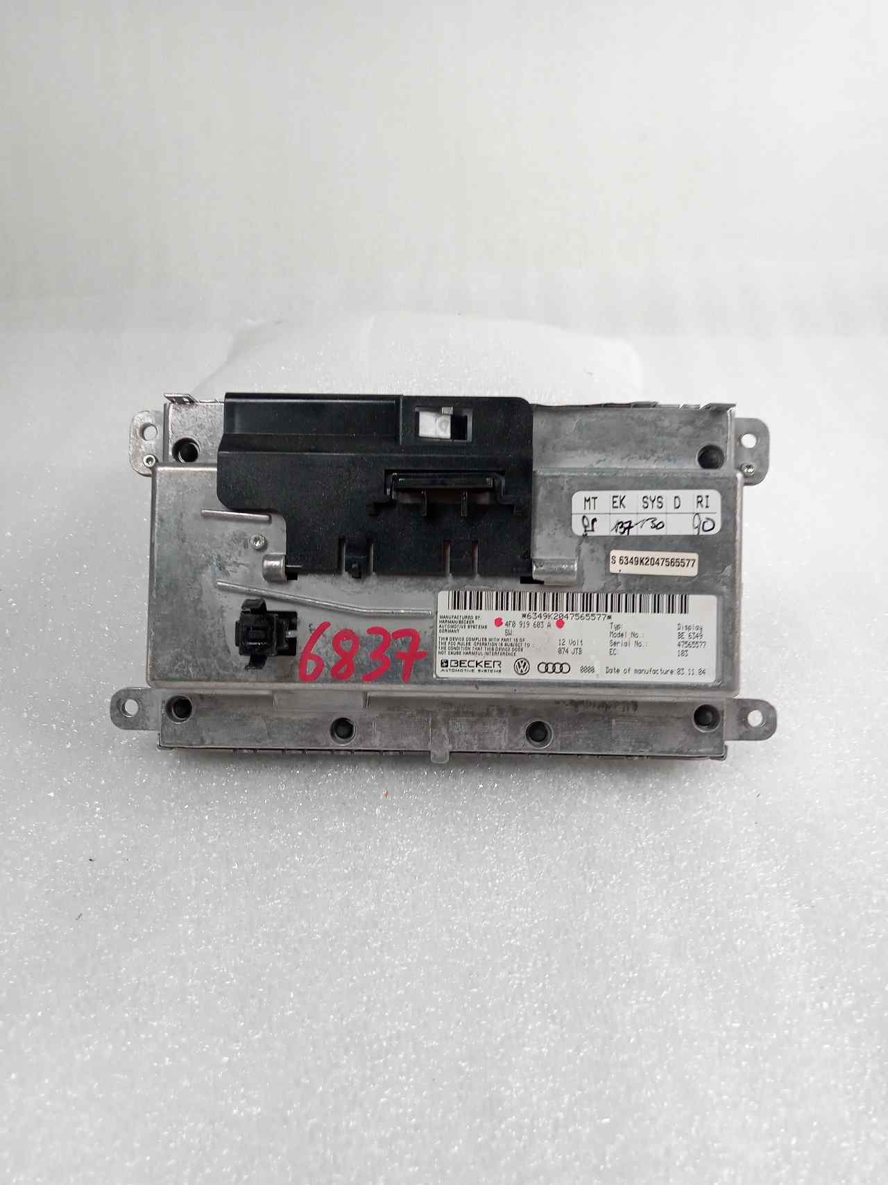 AUDI A6 C6/4F (2004-2011) Other Interior Parts 4F0919603A 25321106