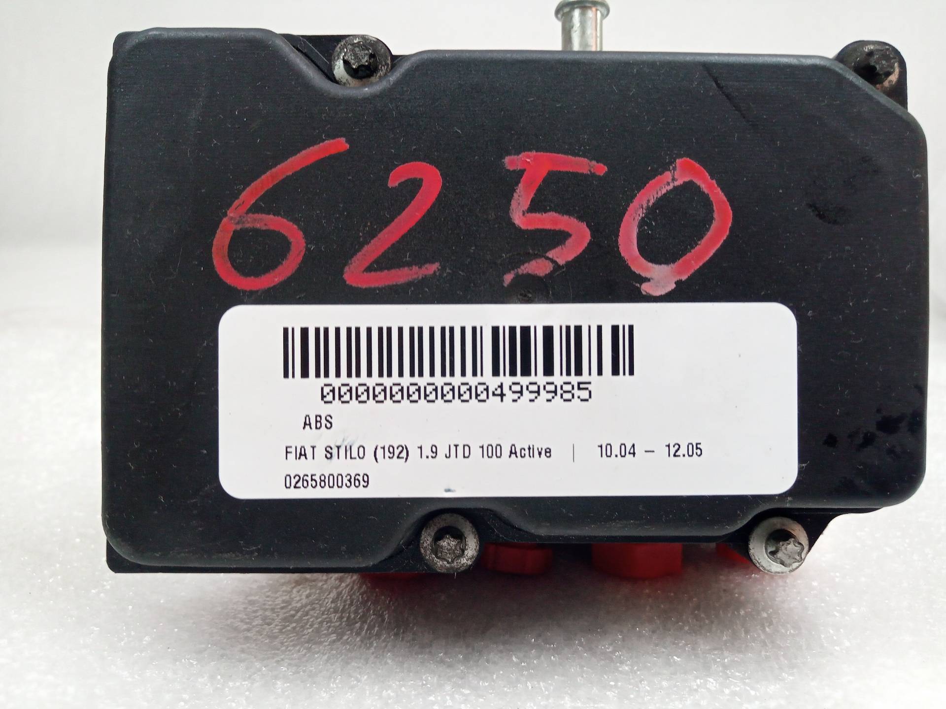 FIAT Stilo 1 generation (2001-2010) ABS blokas 0265800369 23800908