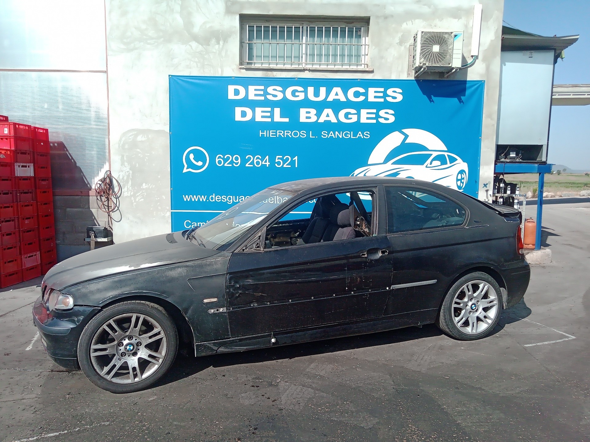 BMW 3 Series E46 (1997-2006) Подушка безопасности потолка левая 30705512903J 24827664