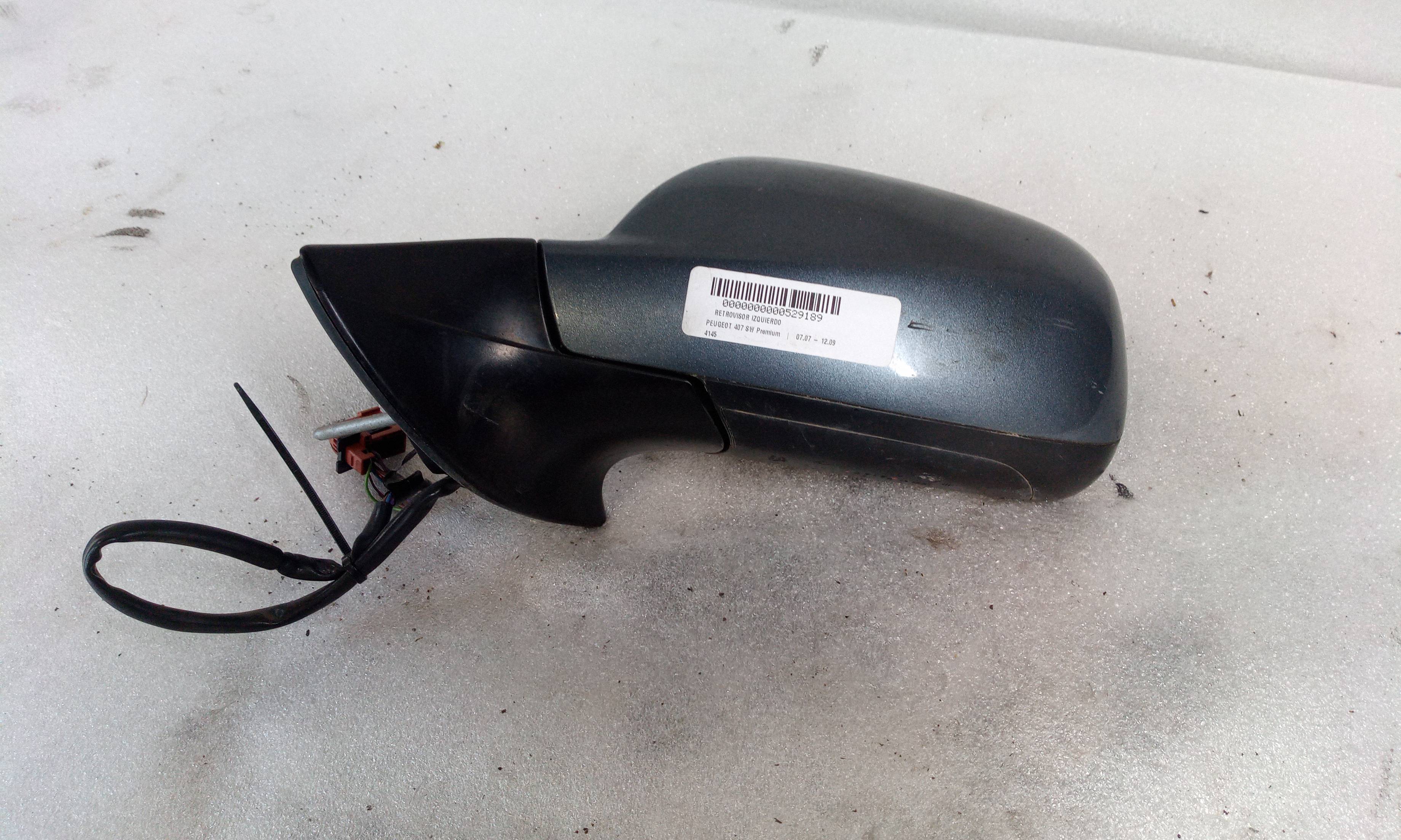 Door mirror left hand 4145 de Peugeot 407 sw 2007-2009 con 323000 km - pieza usada