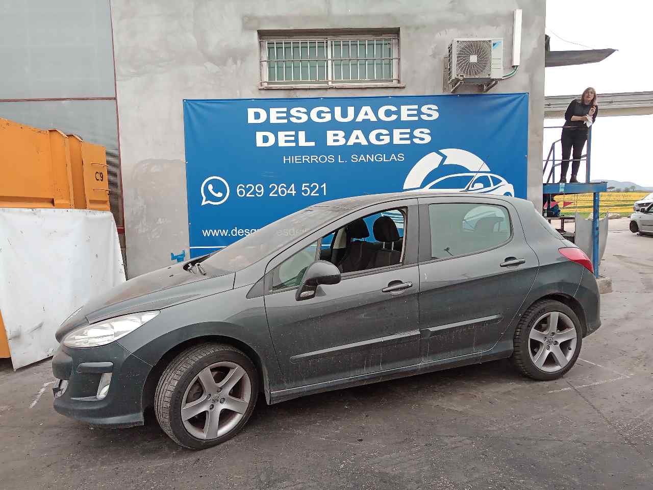 PEUGEOT 308 T7 (2007-2015) Priekinis dešinys priešrūkinis žibintas 9680498880 24828091