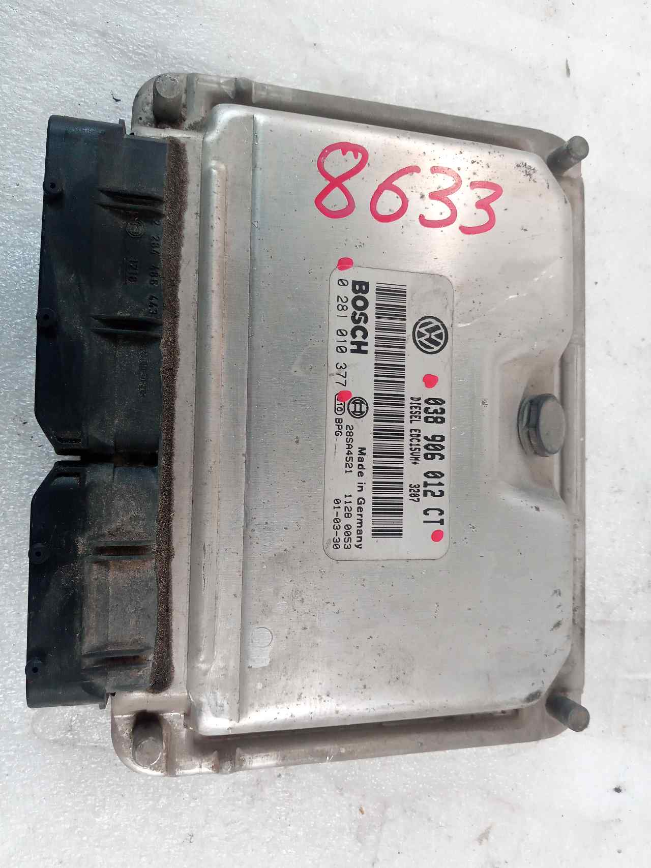 Switchboard engine uce 0281010377 de Volkswagen Polo (6n2) 1999-2001