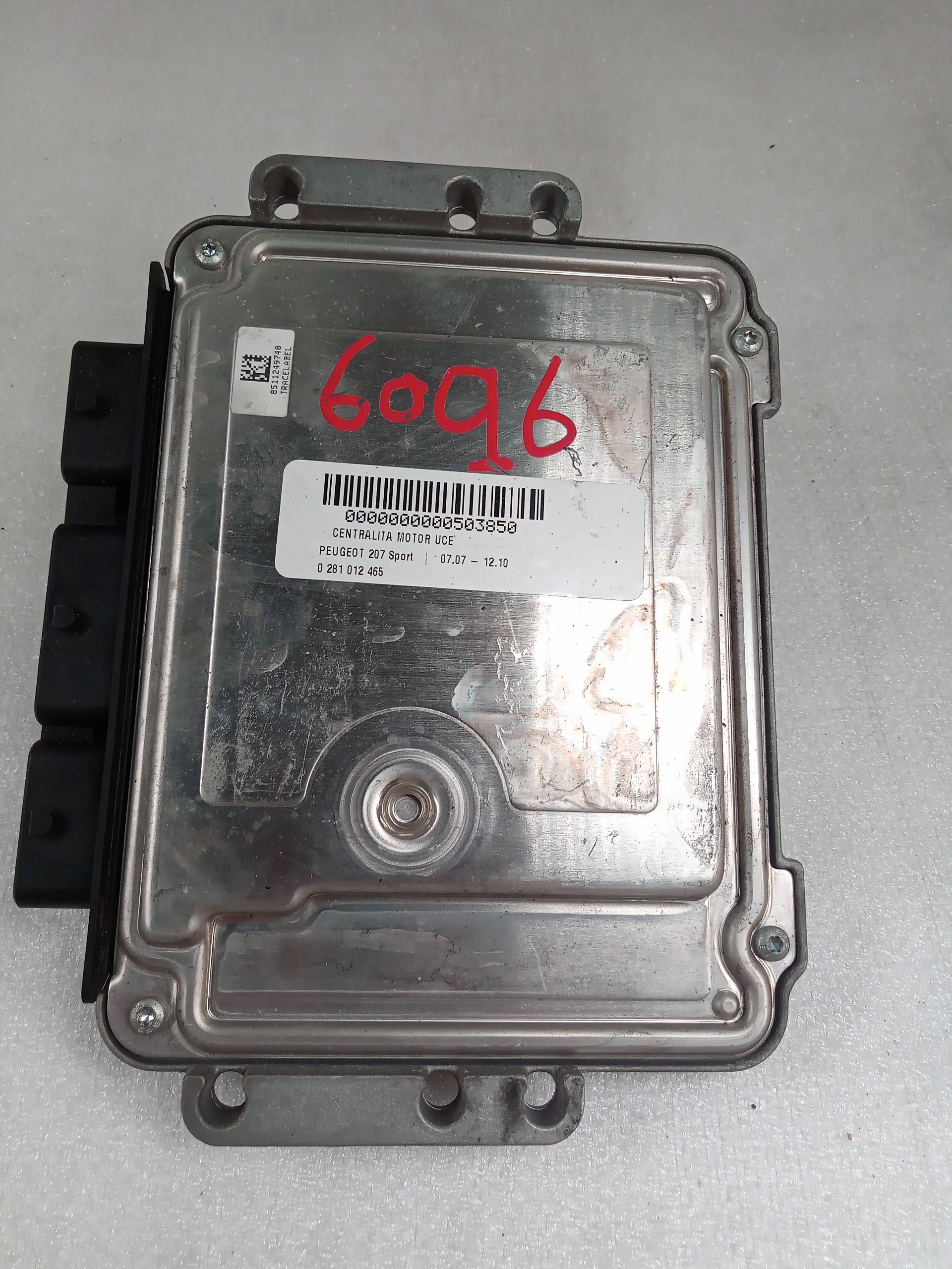 PEUGEOT 207 1 generation (2006-2009) Engine Control Unit ECU 0281012465 23801507