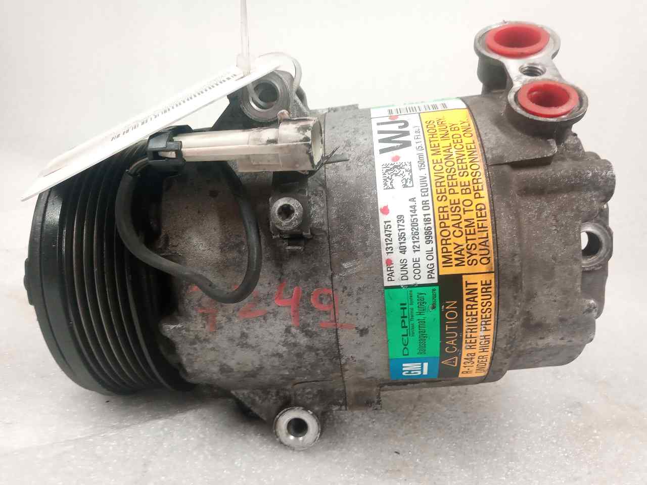 OPEL Astra J (2009-2020) Air Condition Pump 13124751 24855066