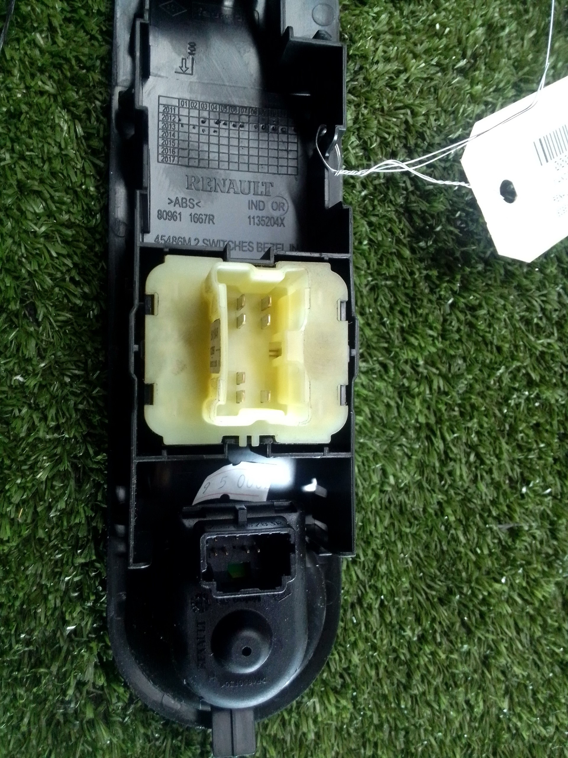 Mando elevalunas delantero izquierdo 809611667R de Renault Clio iv grandtour (kh_) 2013-0 90 CV - pieza usada