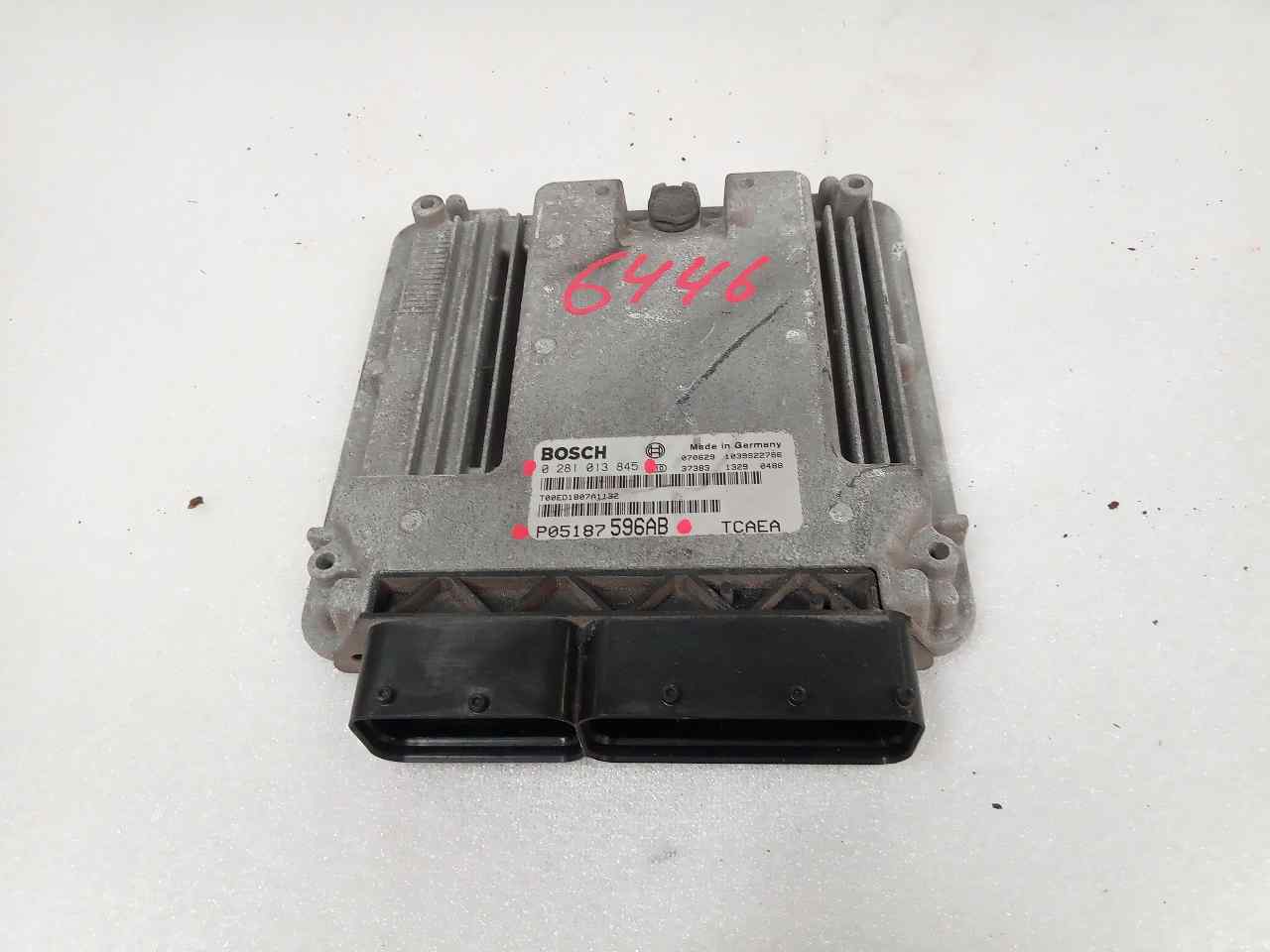 JEEP Compass 1 generation (2006-2015) Engine Control Unit ECU 0281013845 23801118