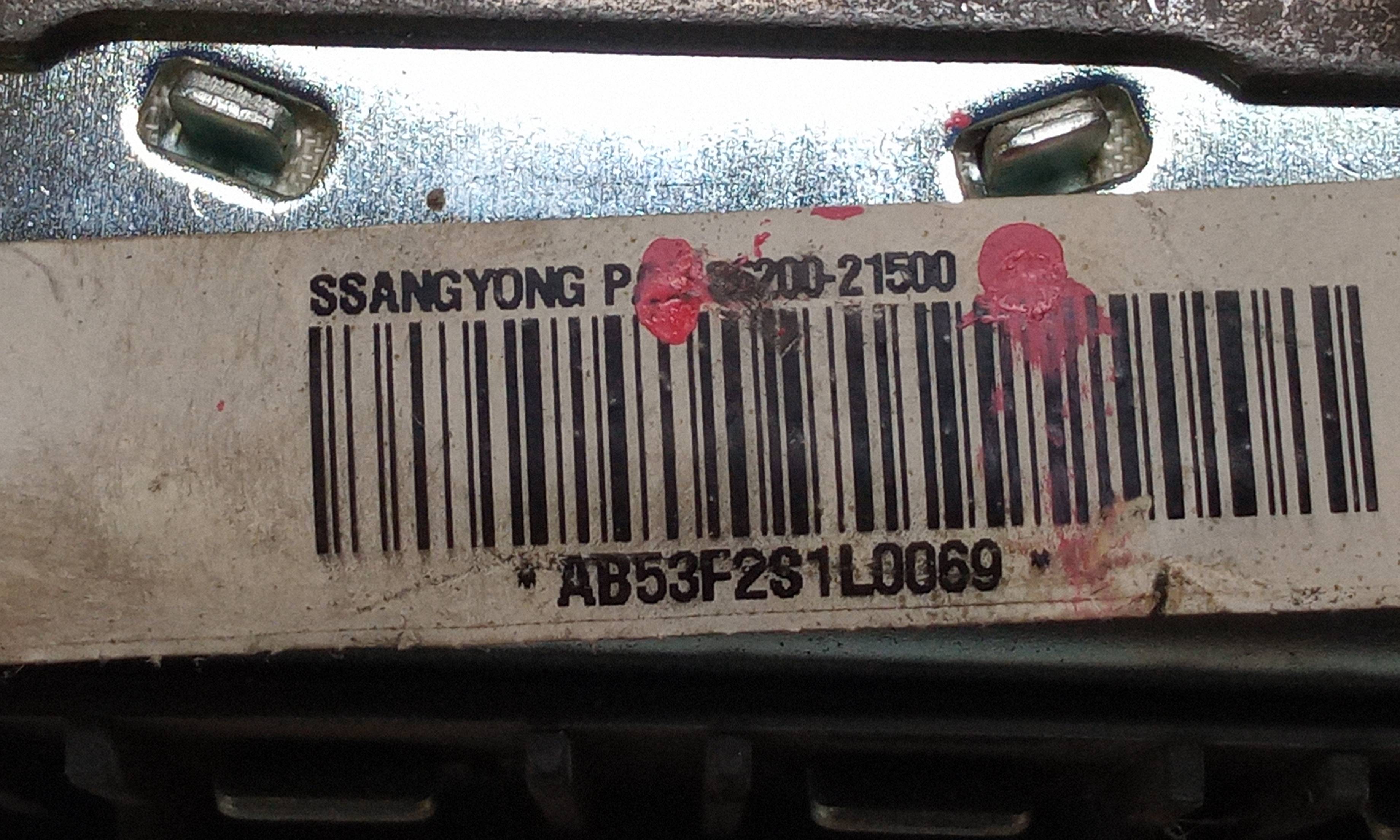 Airbag guida D27DT 8620021500 de Ssangyong Rexton / rexton ii (gab_) 2004-2006 163 CV con 285000 km - pieza usada