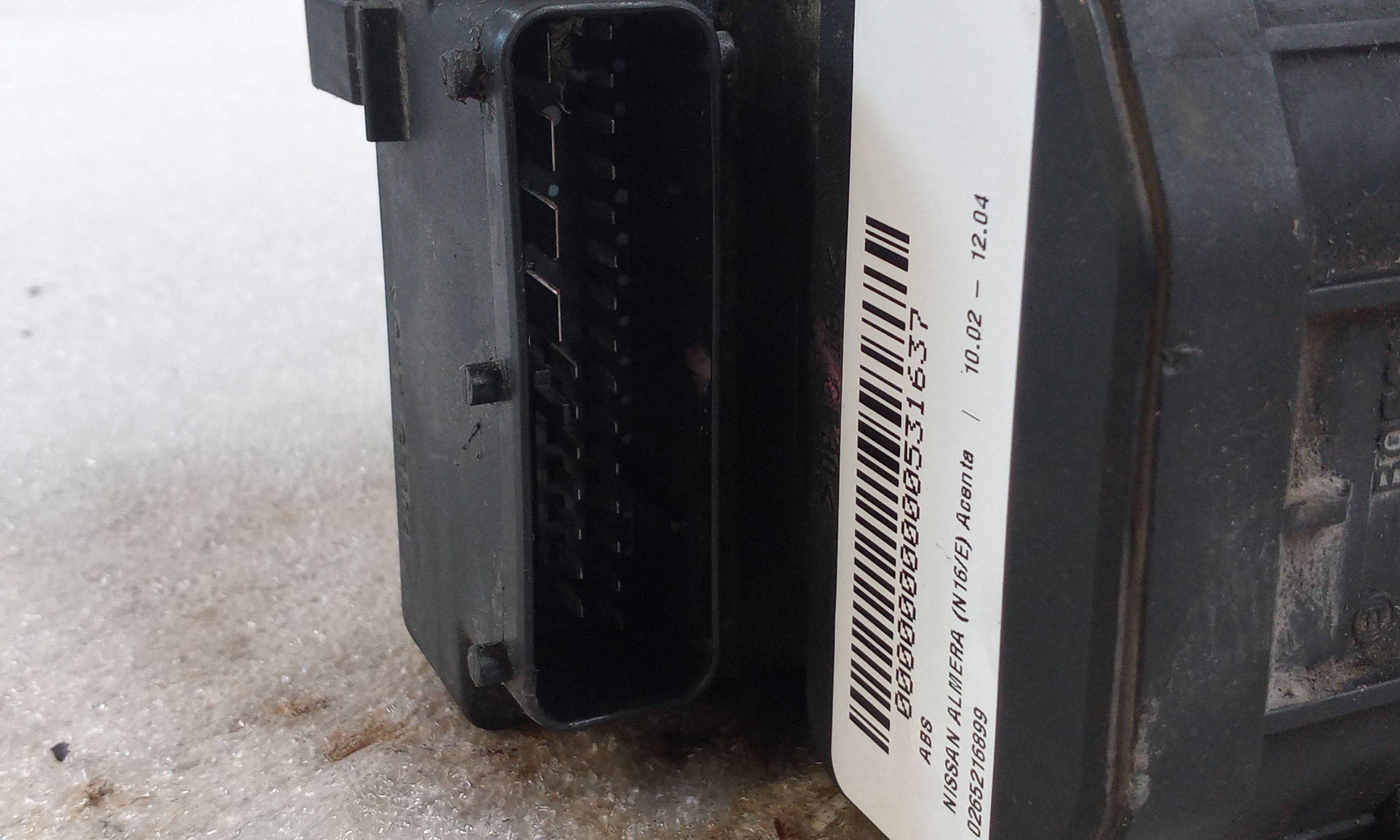 Abs QC15 0265216899 de Nissan Almera (n16/e) 2002-2004 - pieza usada