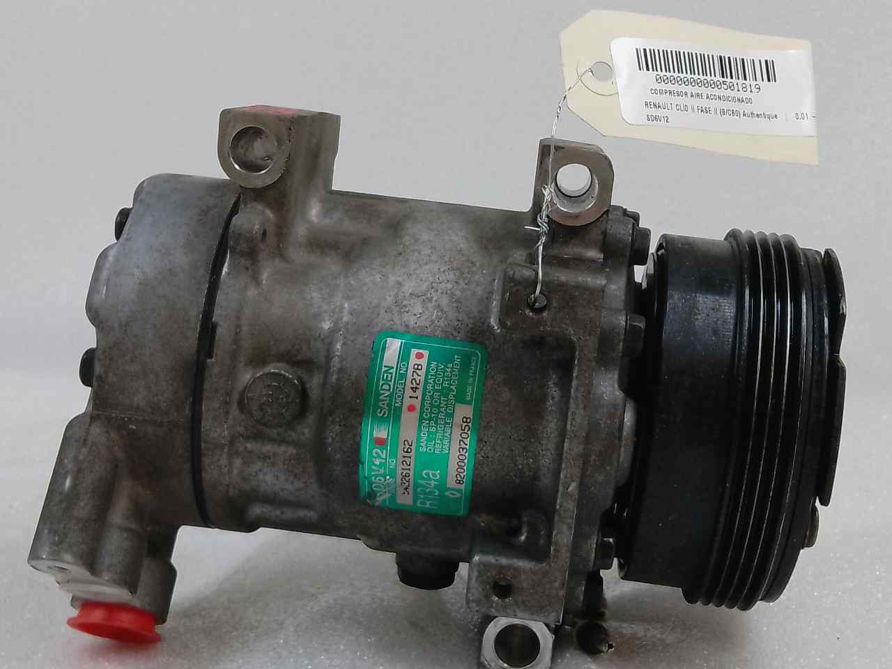 RENAULT Clio 3 generation (2005-2012) Pompă de aer conditionat SD6V12 23801214