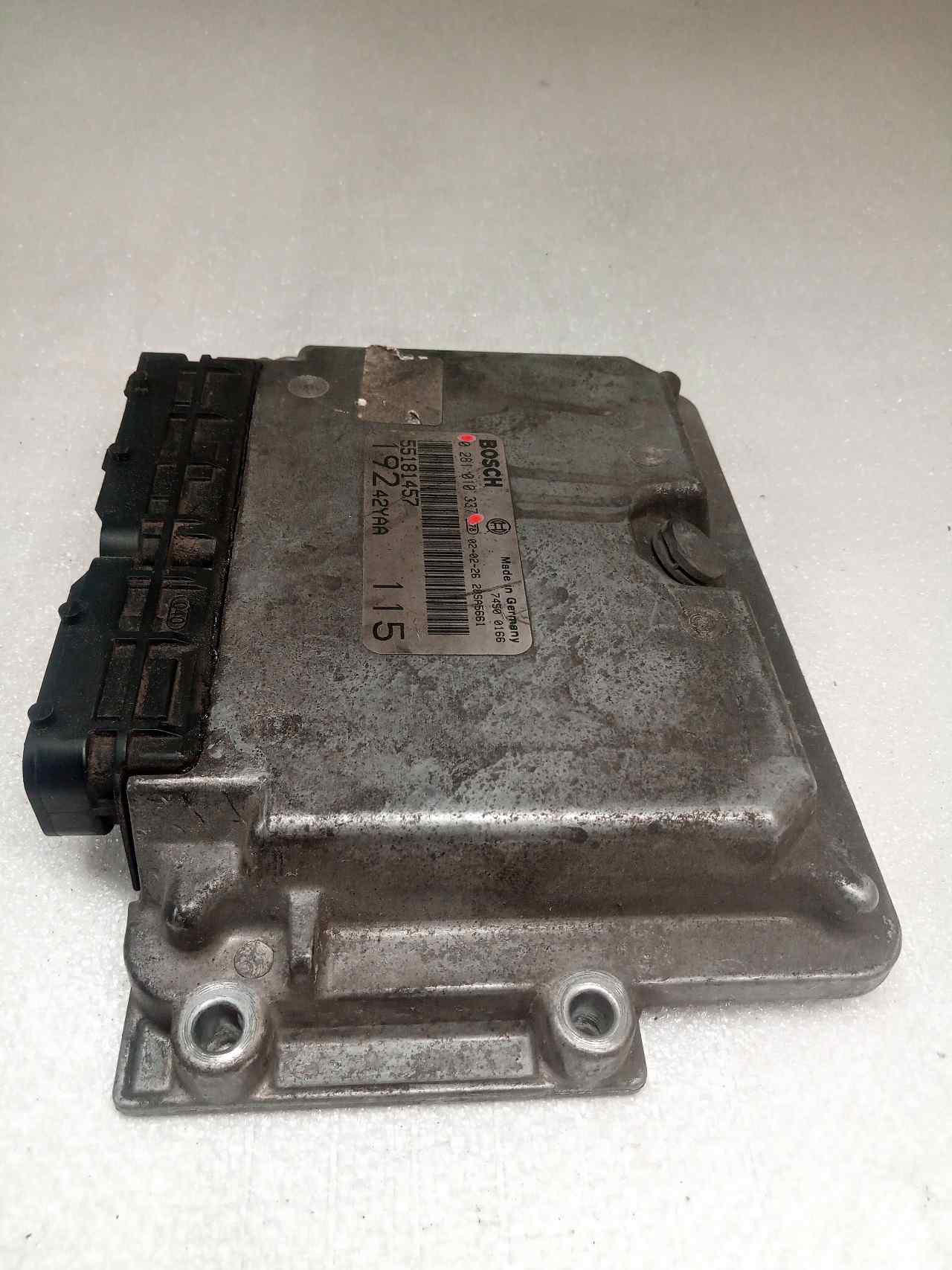 FIAT Stilo 1 generation (2001-2010) Engine Control Unit ECU 0281010337 23801499