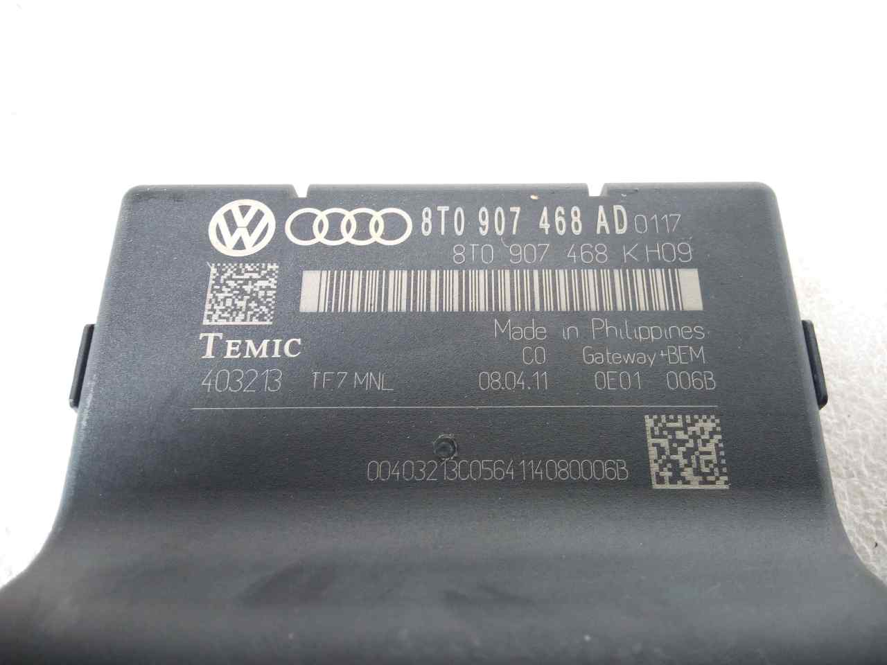 AUDI A6 C6/4F (2004-2011) Citau veidu vadības bloki 8T0907468AD 20071004