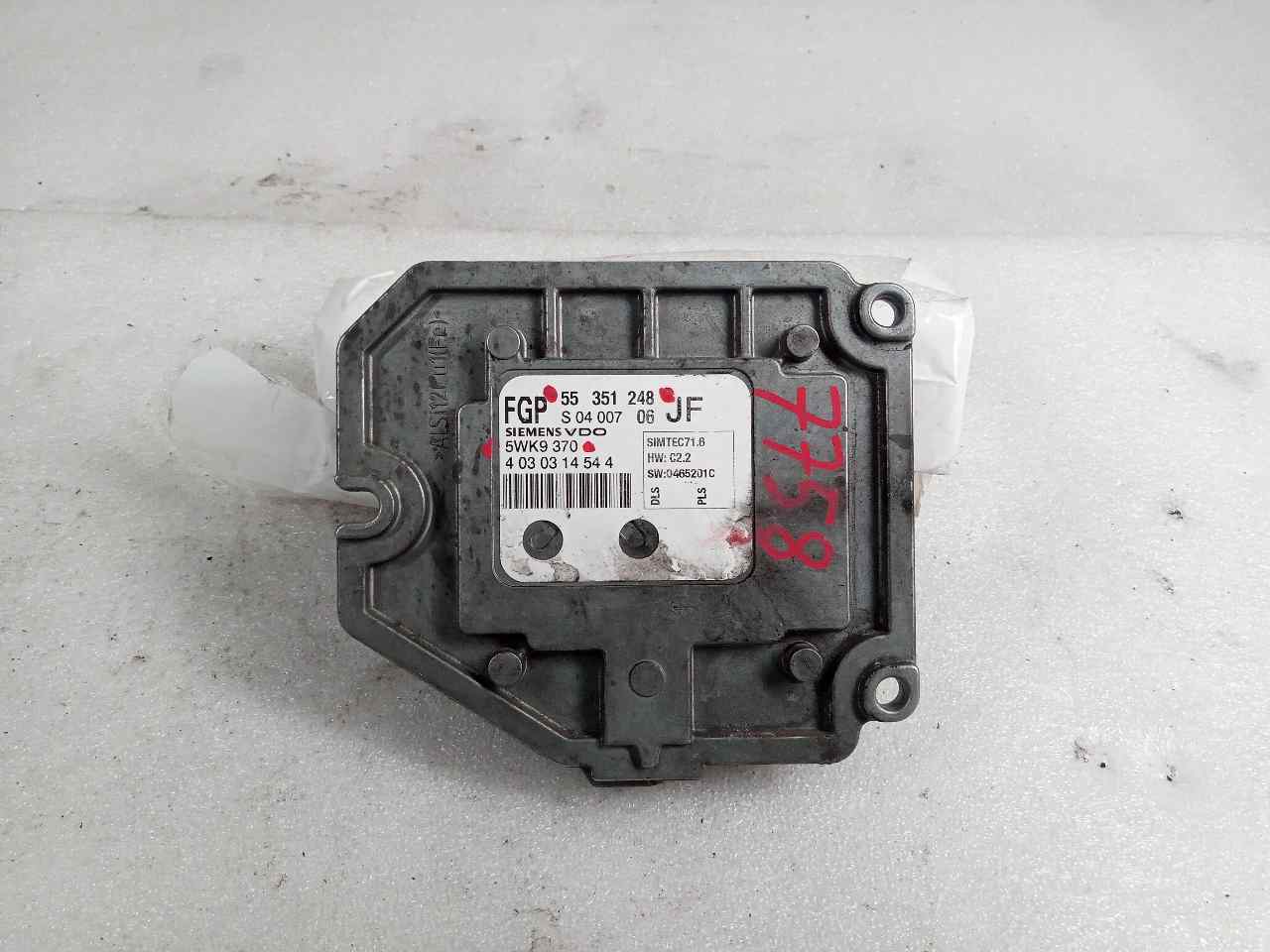 OPEL Astra J (2009-2020) Motorstyrenhet ECU 55351248 25719052