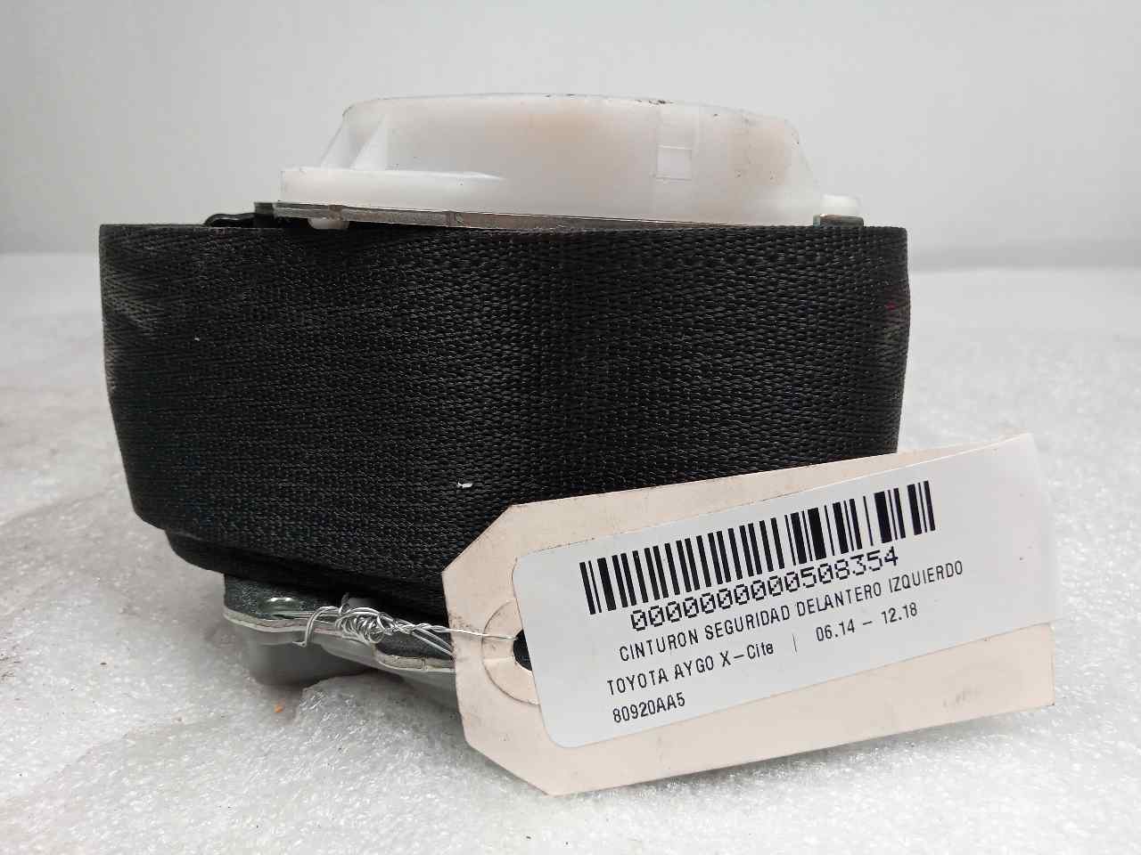 TOYOTA Aygo 2 generation (2014-2024) Front Left Seatbelt 80920AA5 24827819