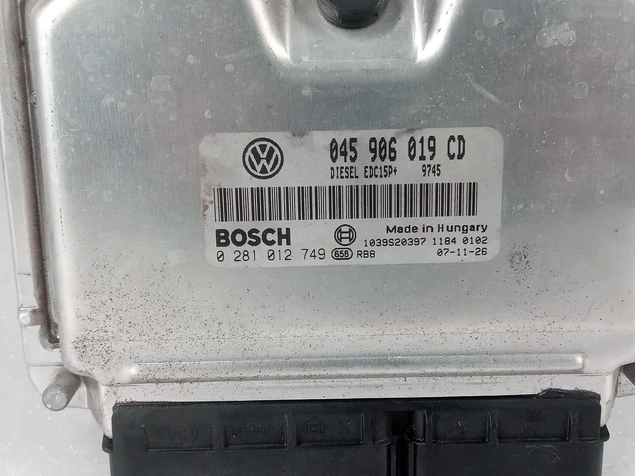 SKODA Fabia 6Y (1999-2007) Motorkontrolenhed ECU 0281012749 20027724