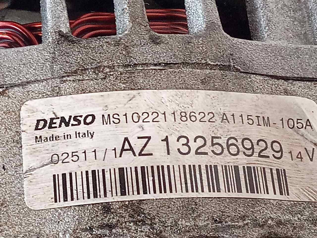 Alternador MS1022118622 de Opel Corsa c 2003-2005 - pieza usada