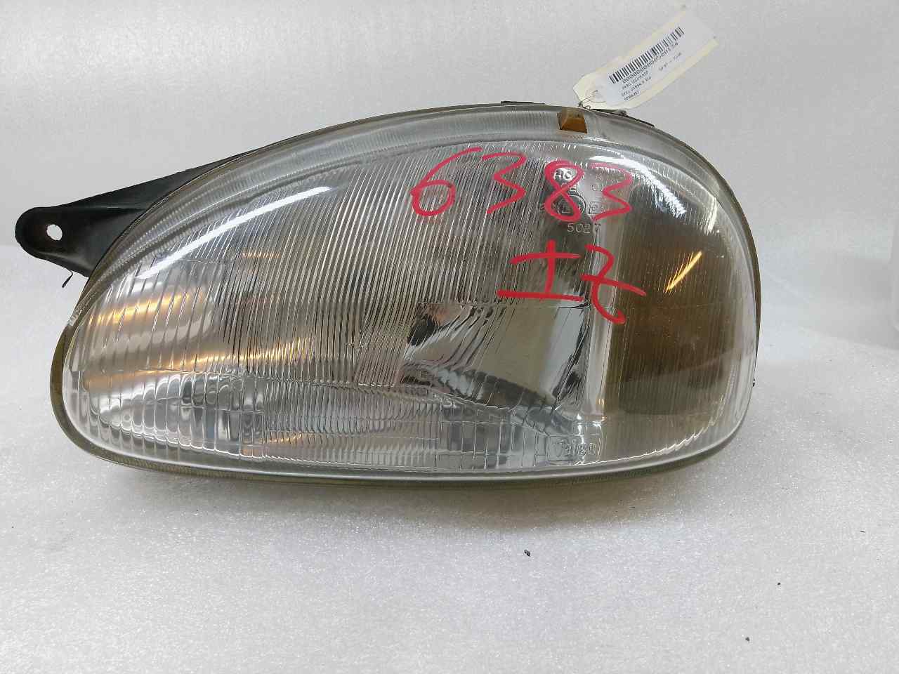 OPEL Corsa B (1993-2000) Front Left Headlight 90386293 21630874