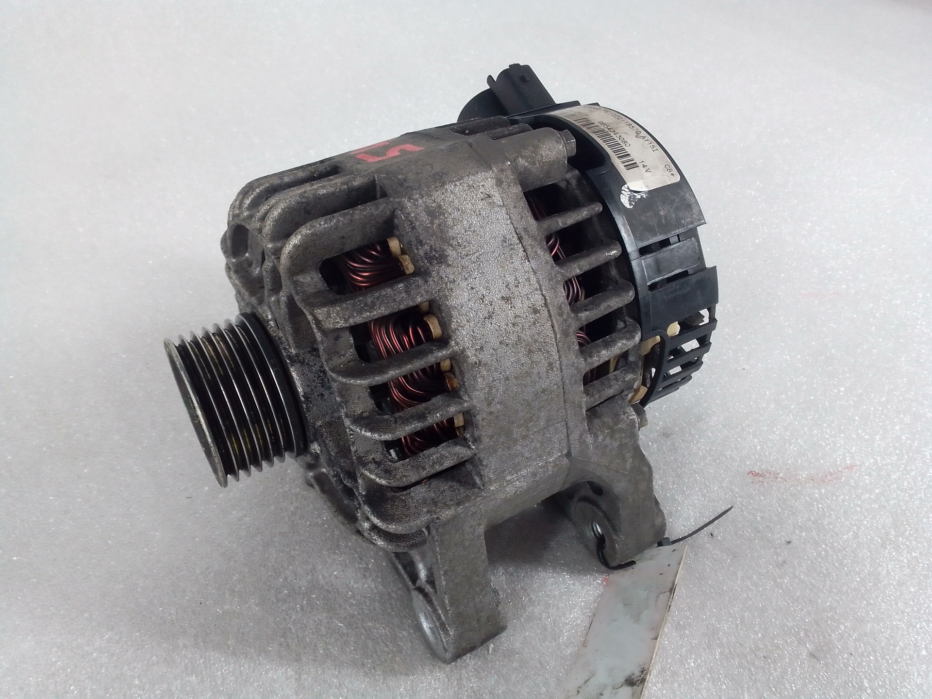 PEUGEOT 207 1 generation (2006-2009) Alternator 9654343080 20073756