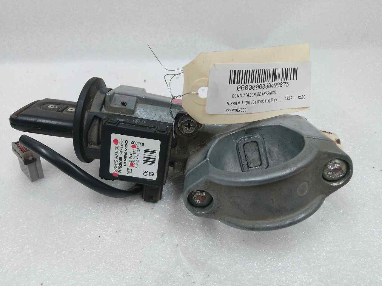 NISSAN Tiida C11 (2004-2014) Ignition Lock 28590AX600 23800928