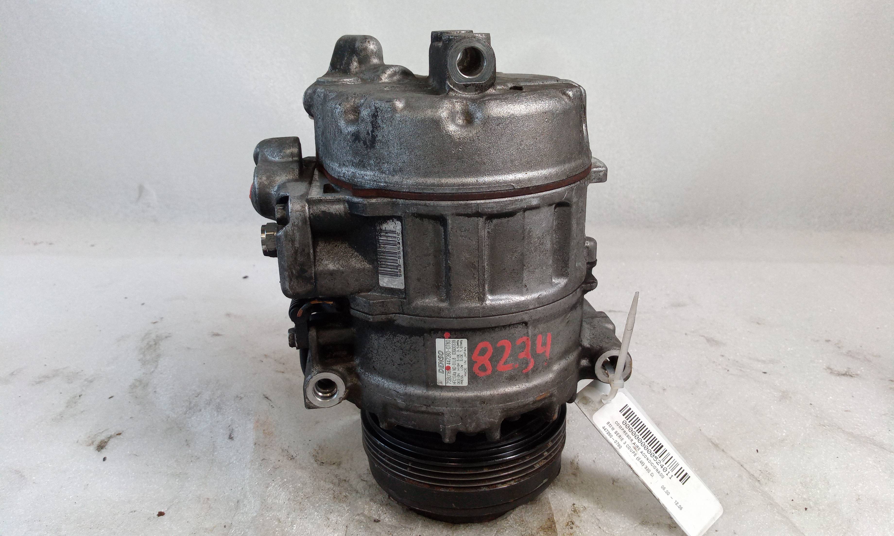 Compresor del aire acondicionado 4472600780 de Bmw Serie 3 coupe (e46) 1999-2000 con 260 km