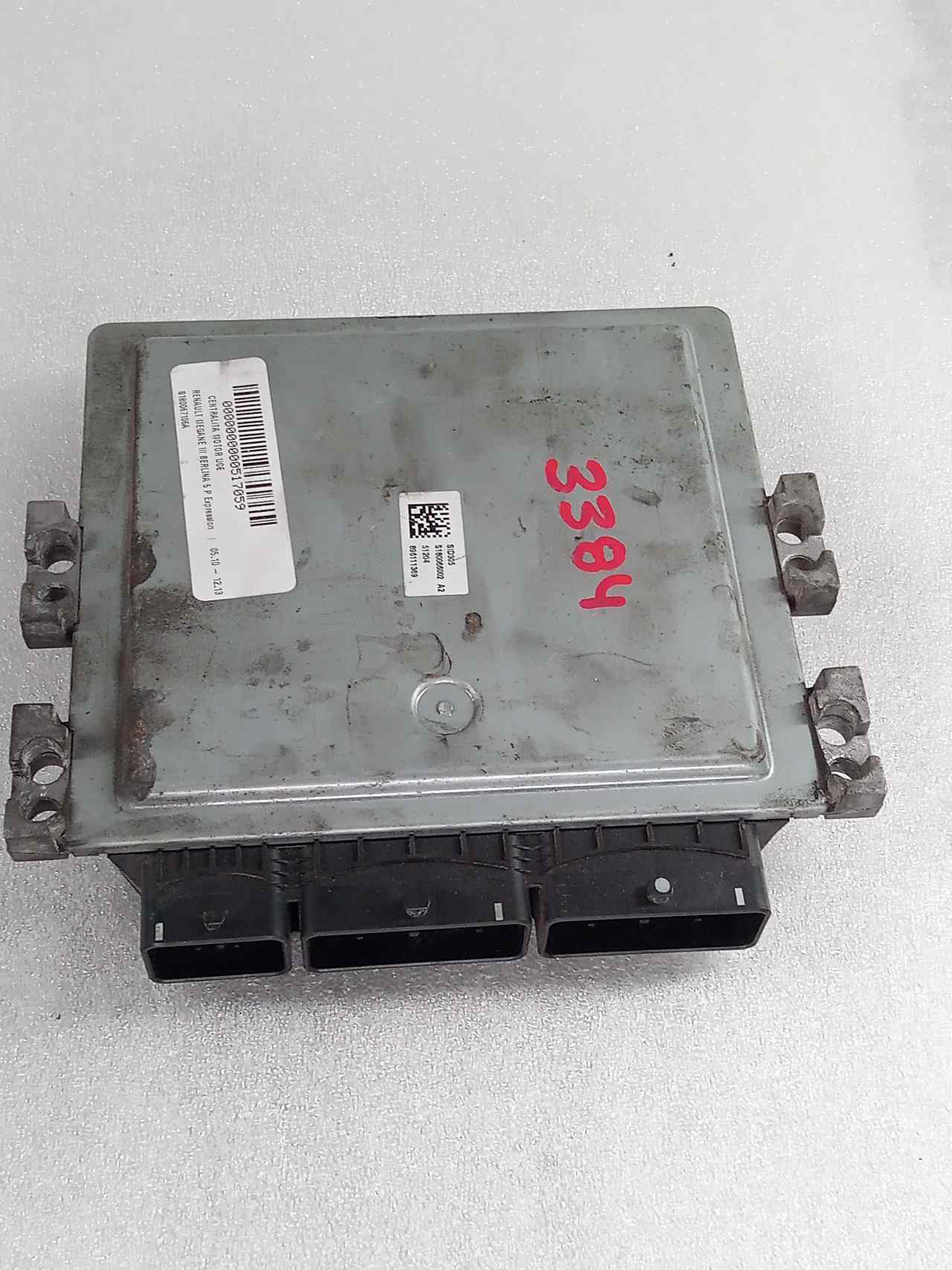 RENAULT Megane 3 generation (2008-2020) Engine Control Unit ECU S180067106A 24855847