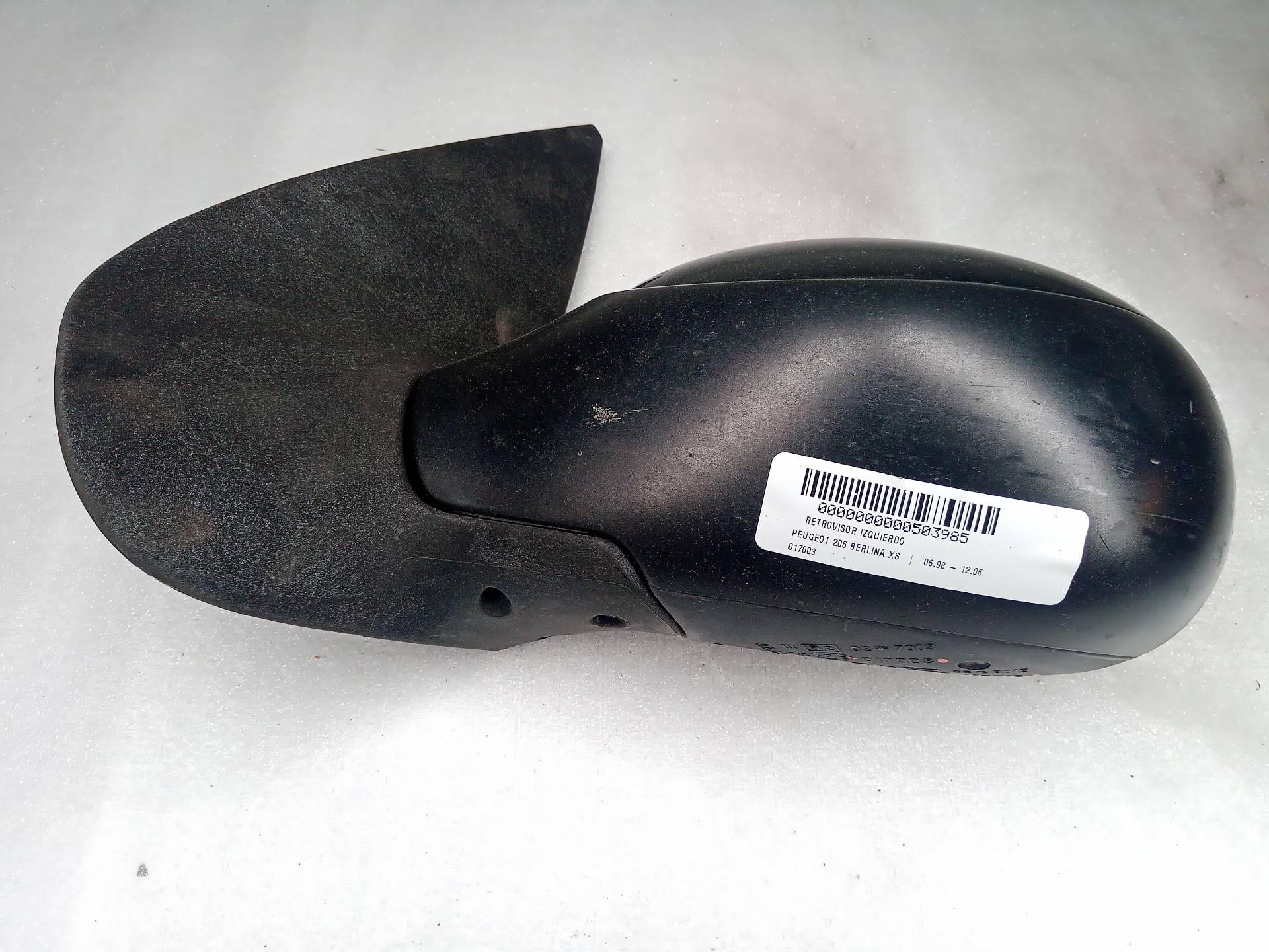 PEUGEOT 206 1 generation (1998-2009) Left Side Wing Mirror 017003 23801539