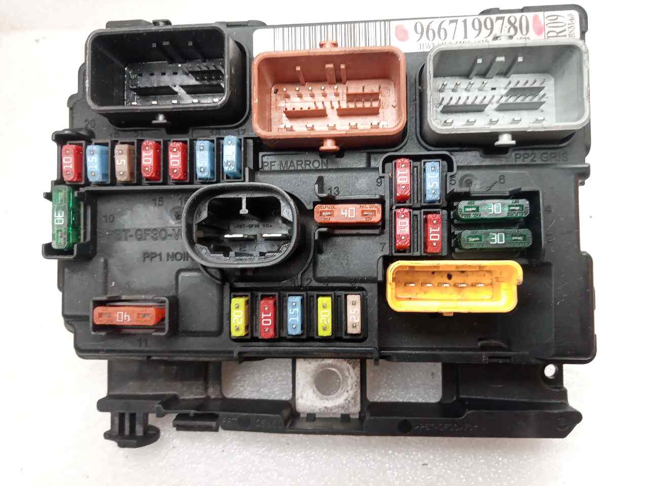 PEUGEOT 207 1 generation (2006-2009) Fuse Box 966799780 25240296