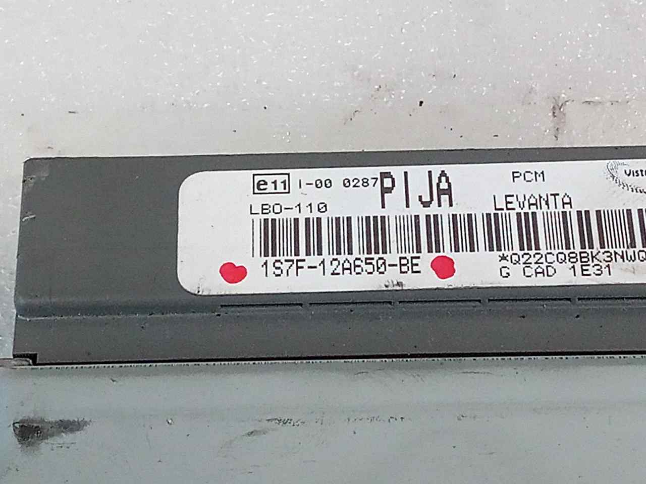 Centralita motor uce 1S7F12A650BE de Ford Mondeo iii sedán (b4y) 2000-2007 - pieza usada