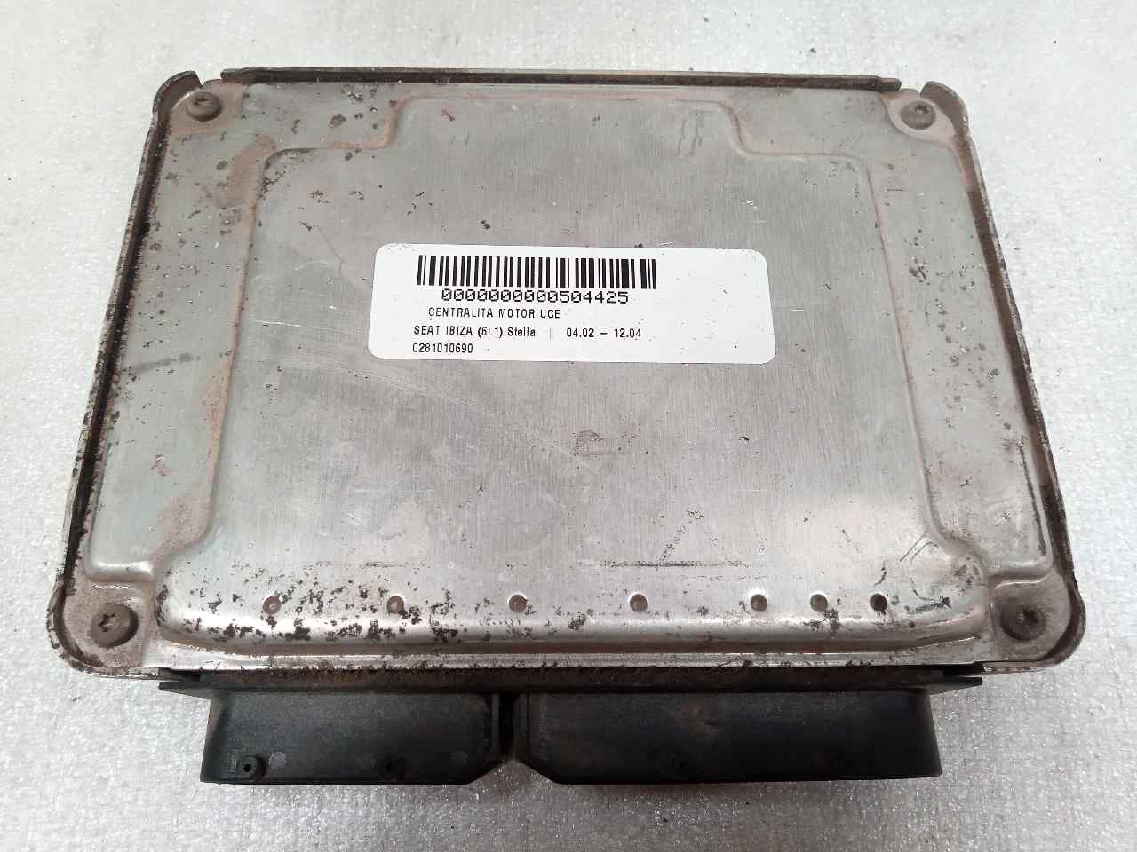 SEAT Ibiza 3 generation (2002-2008) Engine Control Unit ECU 0281010690 23801695