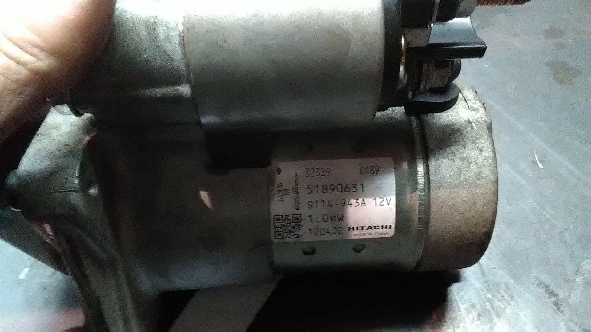 FIAT 500 2 generation (2008-2024) Starter Motor S114943A 24346663