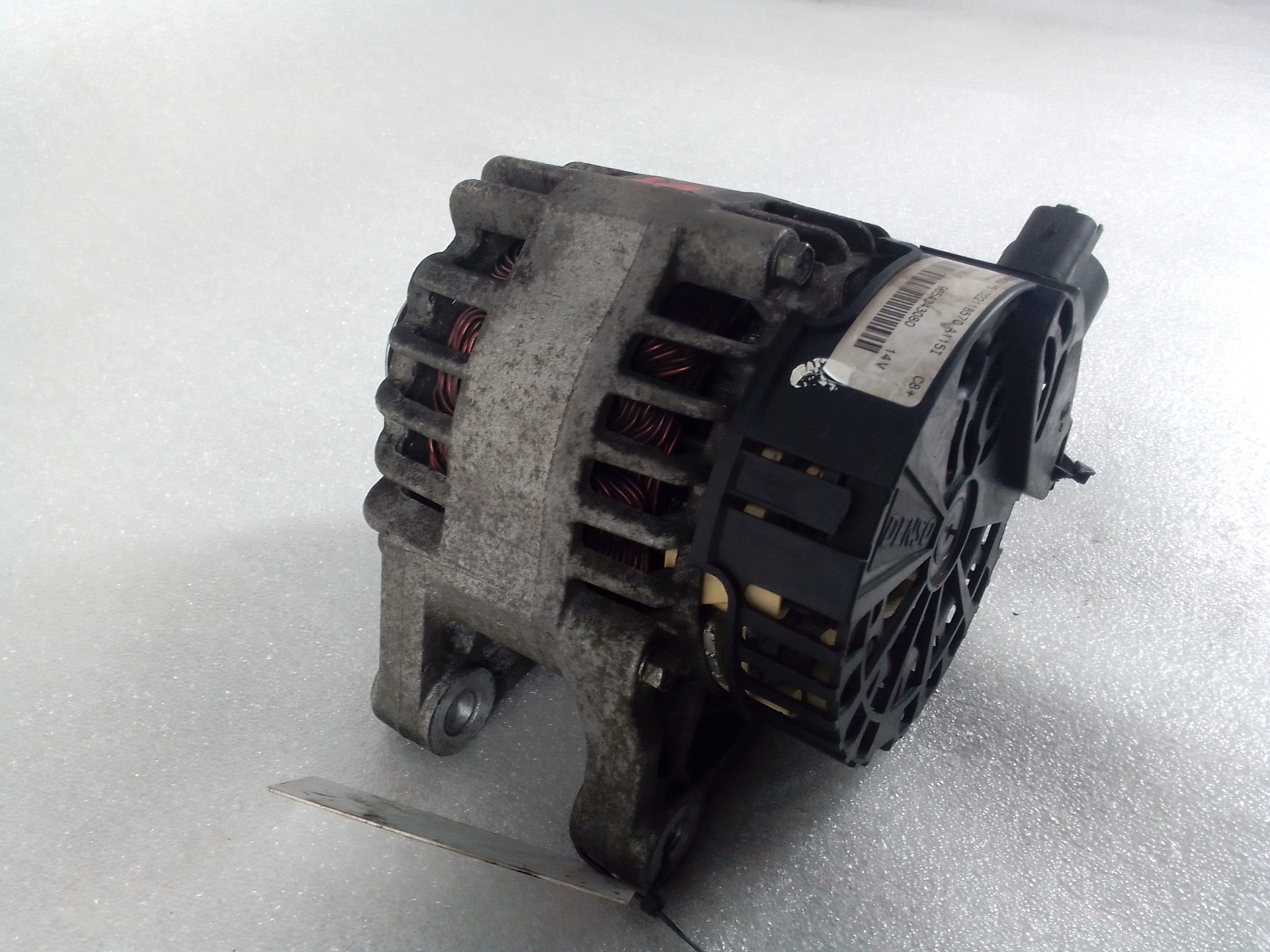 PEUGEOT 207 1 generation (2006-2009) Alternator 9654343080 20073756