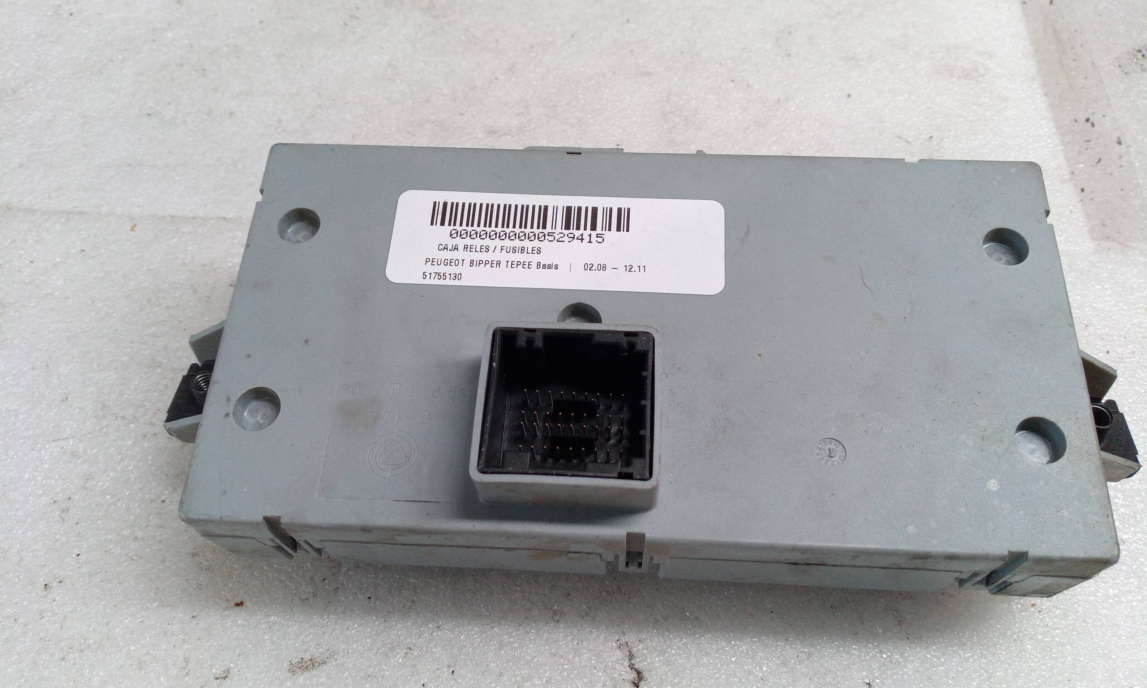 Caja de relés / fusibles 9H05 51755130 de Peugeot Bipper tepee 2008-2011