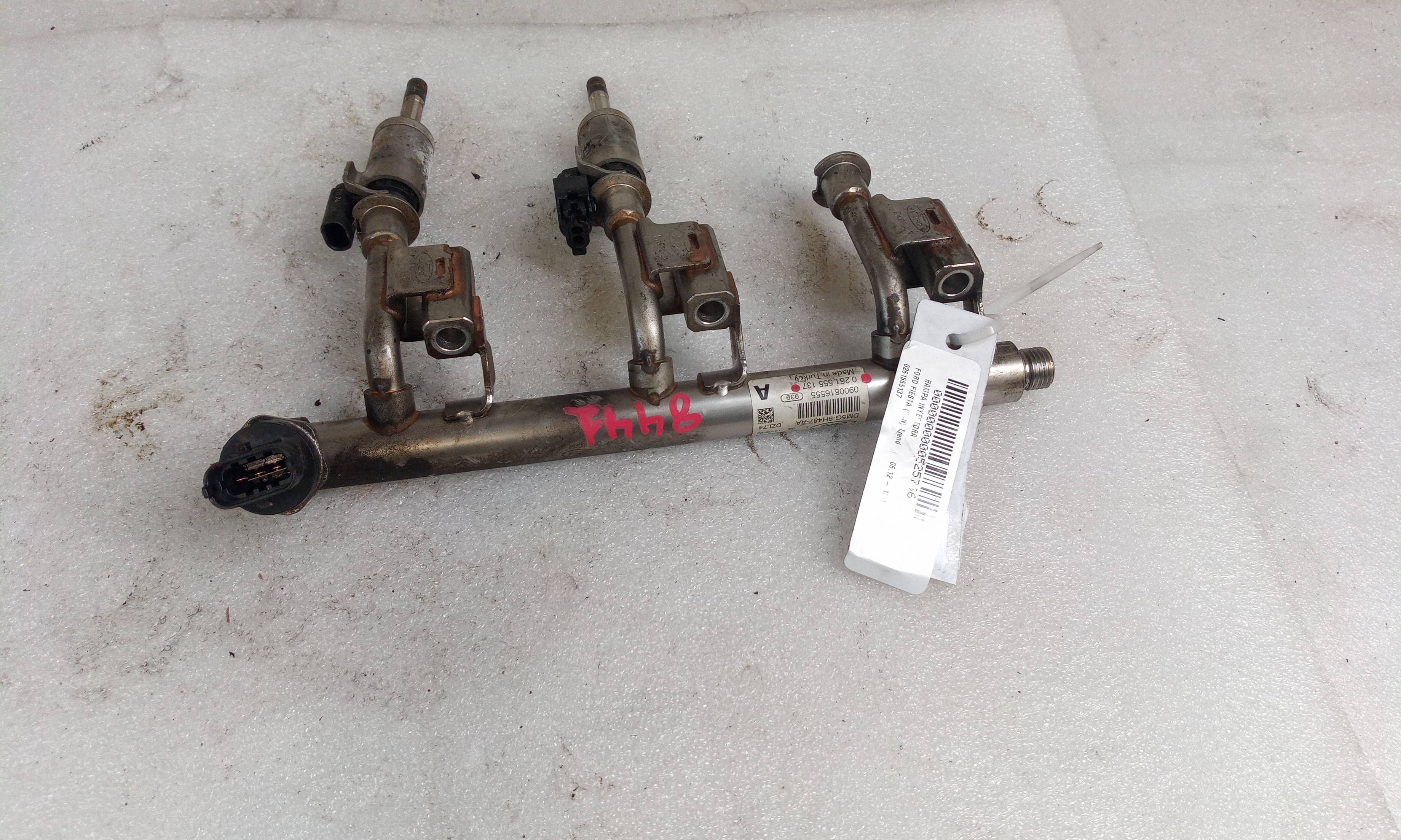 Rampa inyectora 0261555137 de Ford Fiesta vi (cb1, ccn) 2008-2017 - pieza usada